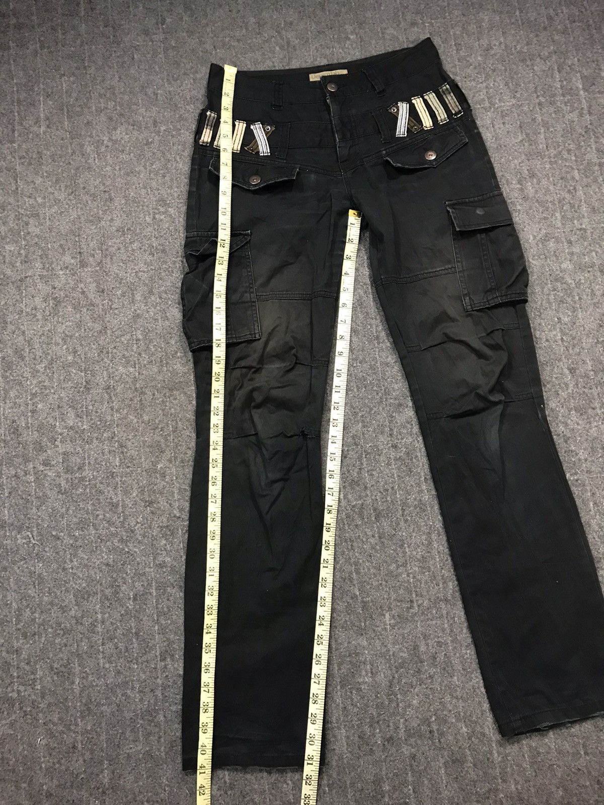 Japanese Brand × Vintage Denim Lab Black Jeans Double Waist Unisex K2279j Size US 29 - 11 Thumbnail