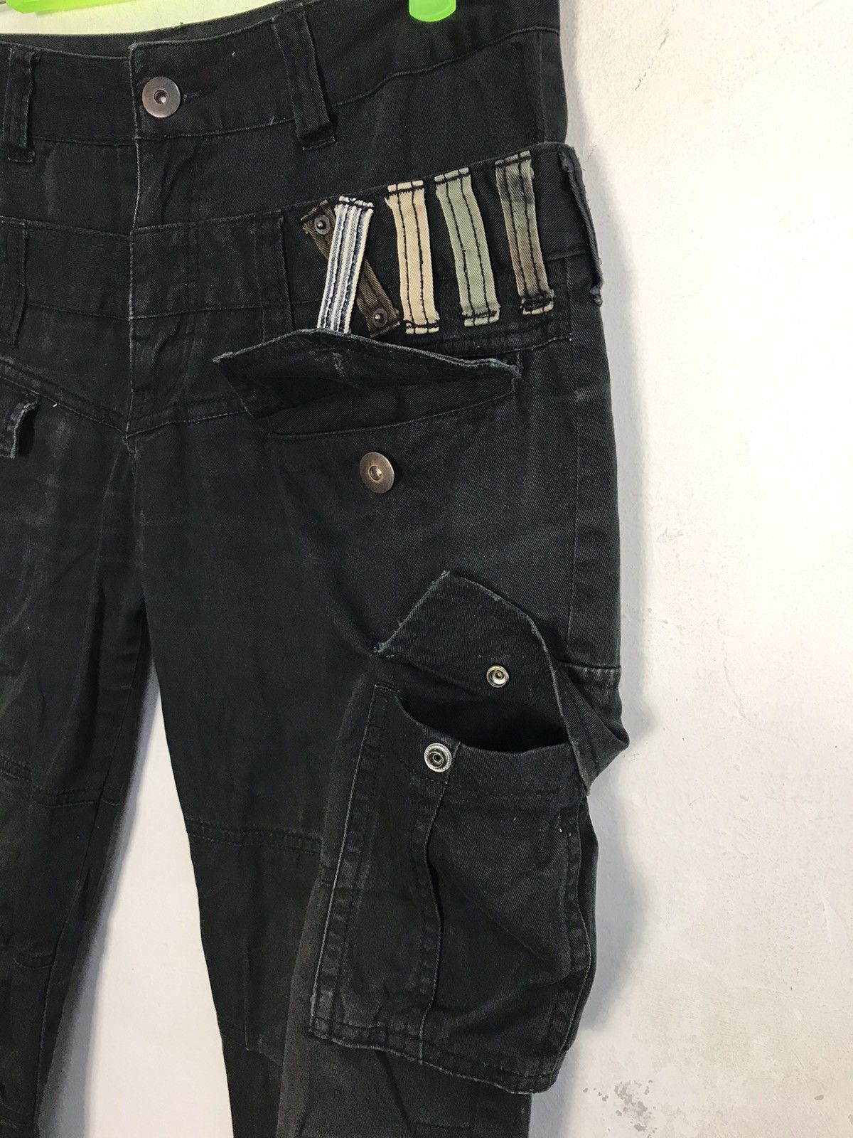 Japanese Brand × Vintage Denim Lab Black Jeans Double Waist Unisex K2279j Size US 29 - 5 Thumbnail