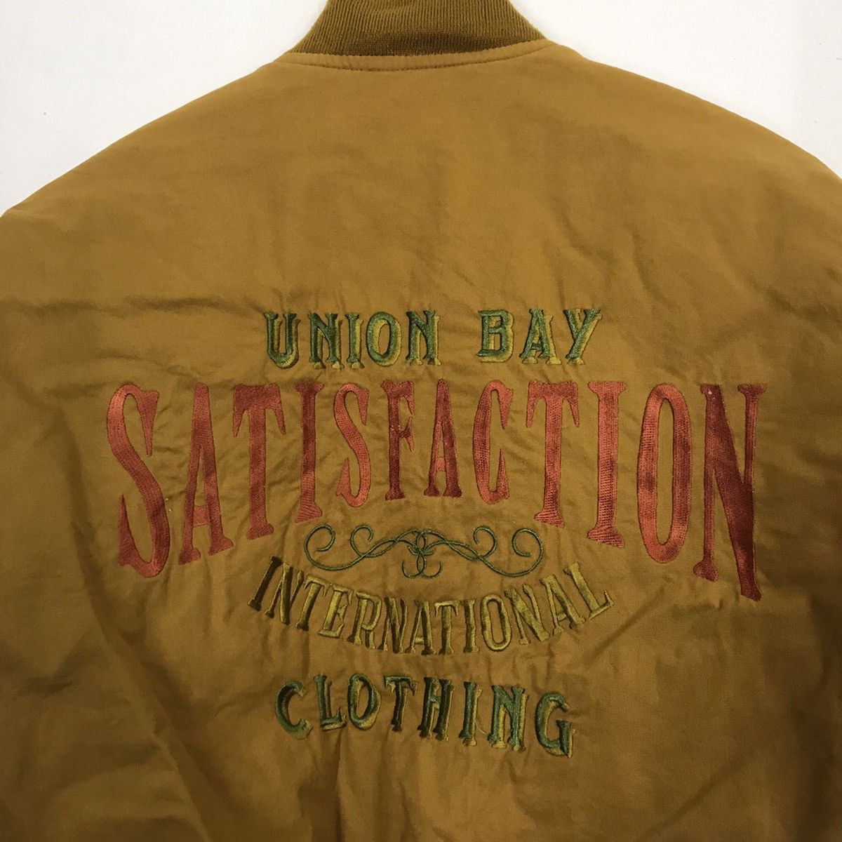 UNIONBAY × Vintage Unionbay Satisfaction International Embroidery Bomber Jacket Size US L / EU 52-54 / 3 - 6 Thumbnail