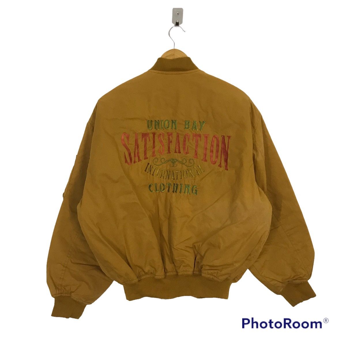 UNIONBAY × Vintage Unionbay Satisfaction International Embroidery Bomber Jacket Size US L / EU 52-54 / 3 - 1 Thumbnail