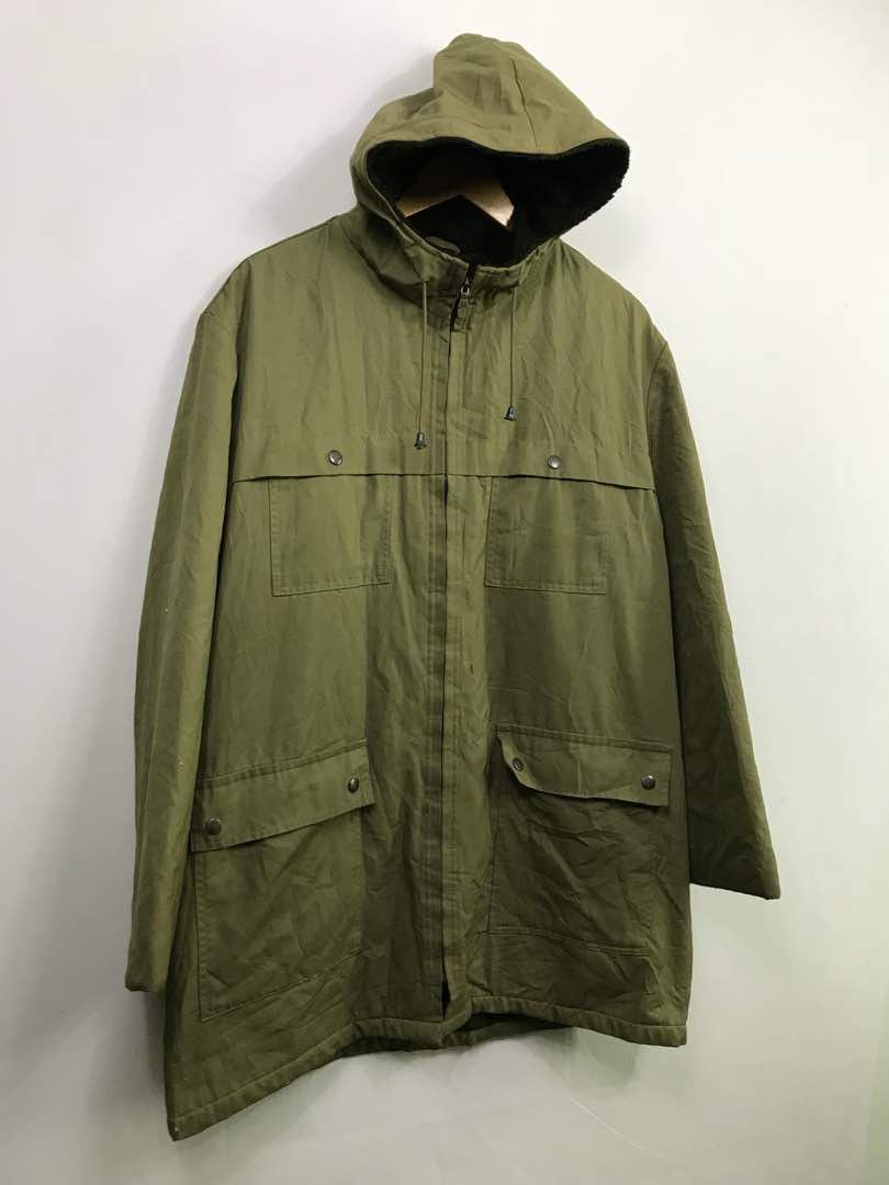 Vintage VINTAGE ST MICHAEL PARKA FUR LINING TALON ZIP ARMY Size US M / EU 48-50 / 2 - 4 Thumbnail