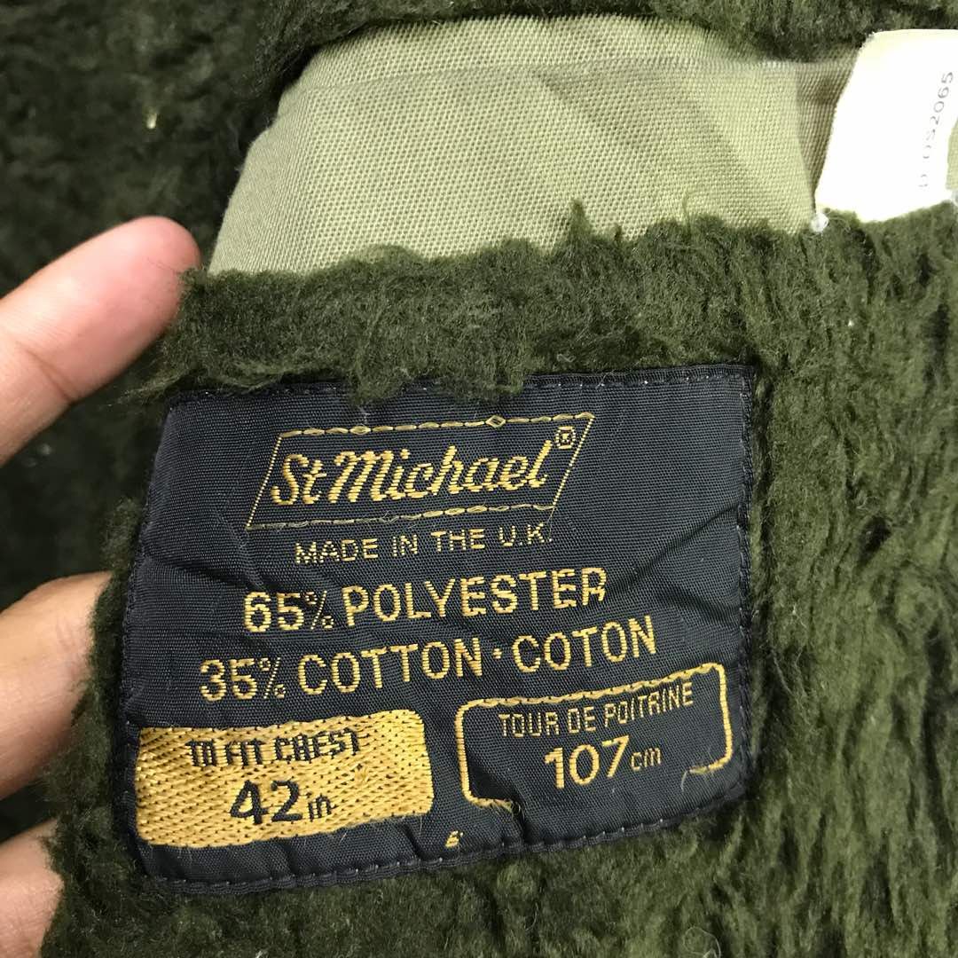 Vintage VINTAGE ST MICHAEL PARKA FUR LINING TALON ZIP ARMY Size US M / EU 48-50 / 2 - 10 Thumbnail