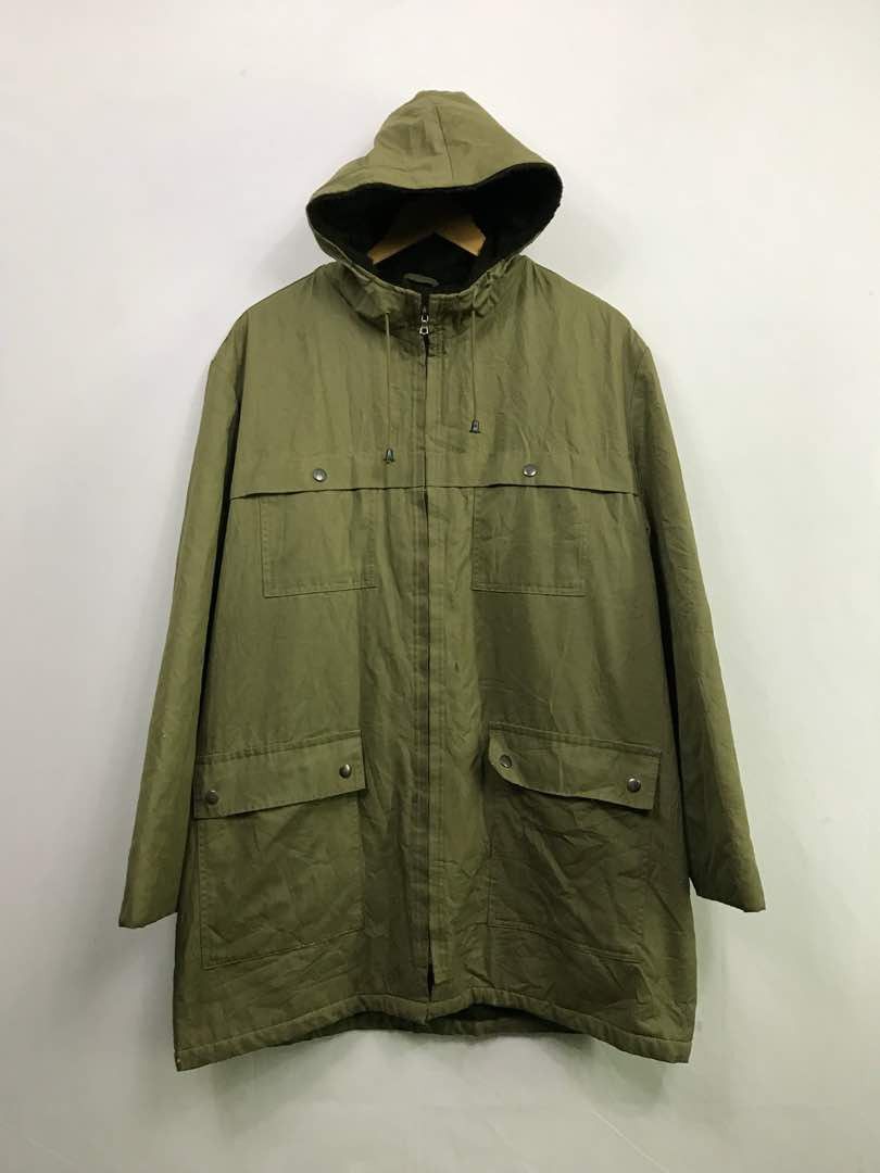 Vintage VINTAGE ST MICHAEL PARKA FUR LINING TALON ZIP ARMY Size US M / EU 48-50 / 2 - 1 Thumbnail