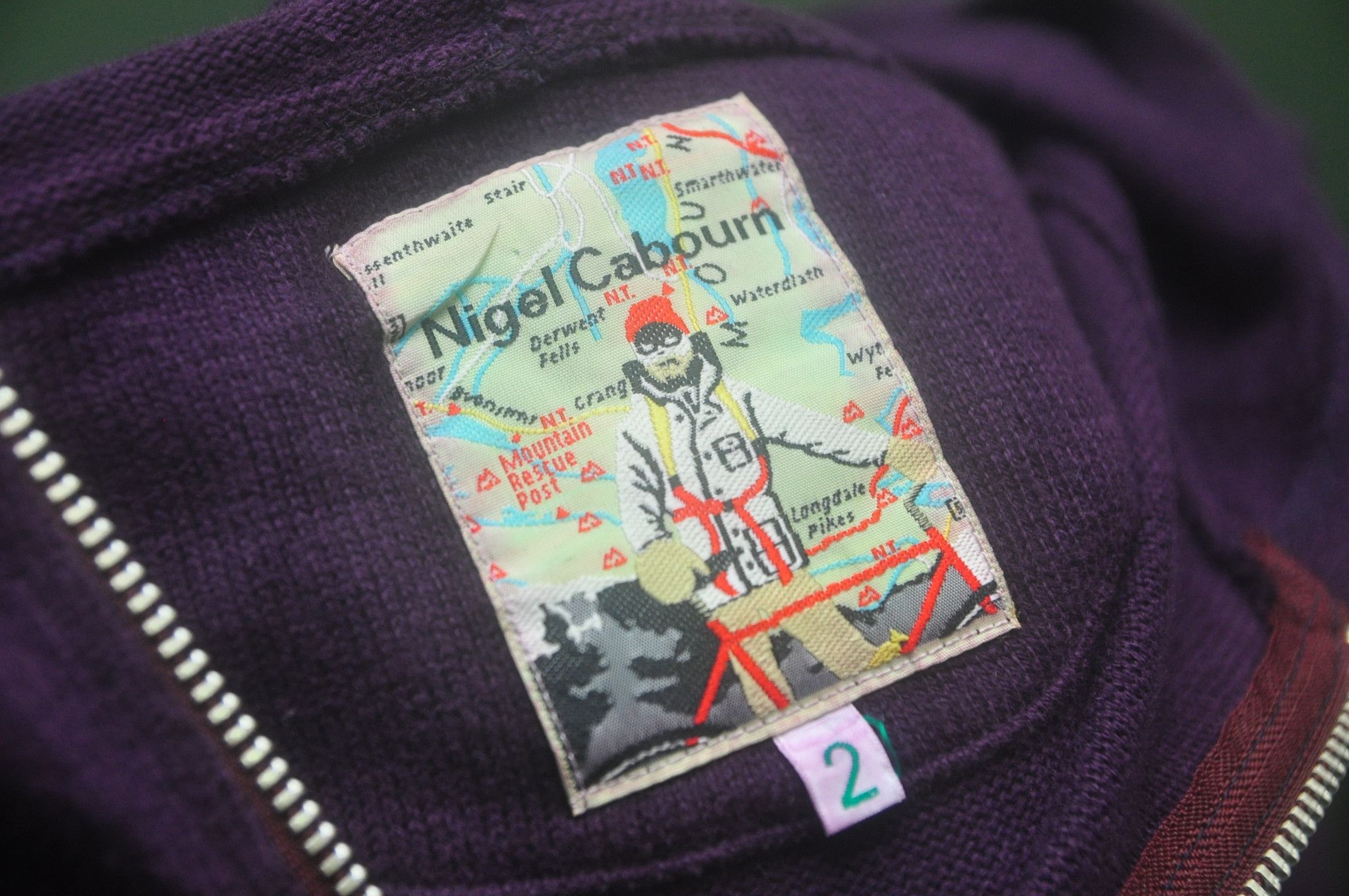 Designer × Japanese Brand × Nigel Cabourn Vinatge Nigel Carbourn Purple Travis Scott Fashion Style Size US XL / EU 56 / 4 - 6 Thumbnail