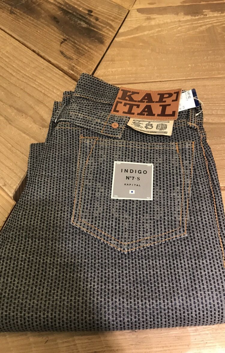 Kapital × Kapital Kountry Kapital Century Denim Indigo No 7S 5p Monkey Cisco- Stone Size US 32 / EU 48 - 8 Thumbnail