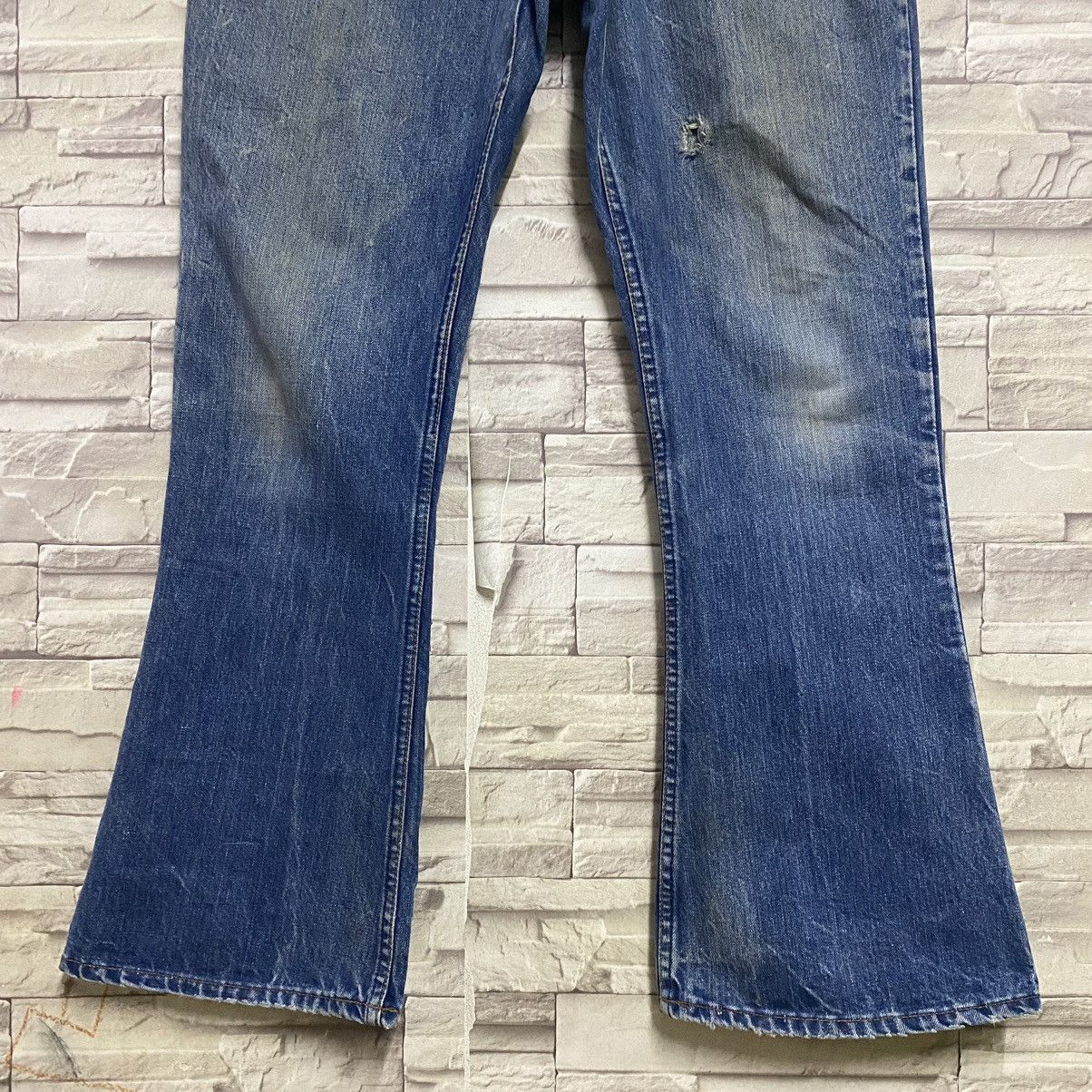 Levi's Vintage 70s Levis 646 Orangetab Bell Bottom Jeans Button10 Size US 34 / EU 50 - 9 Thumbnail