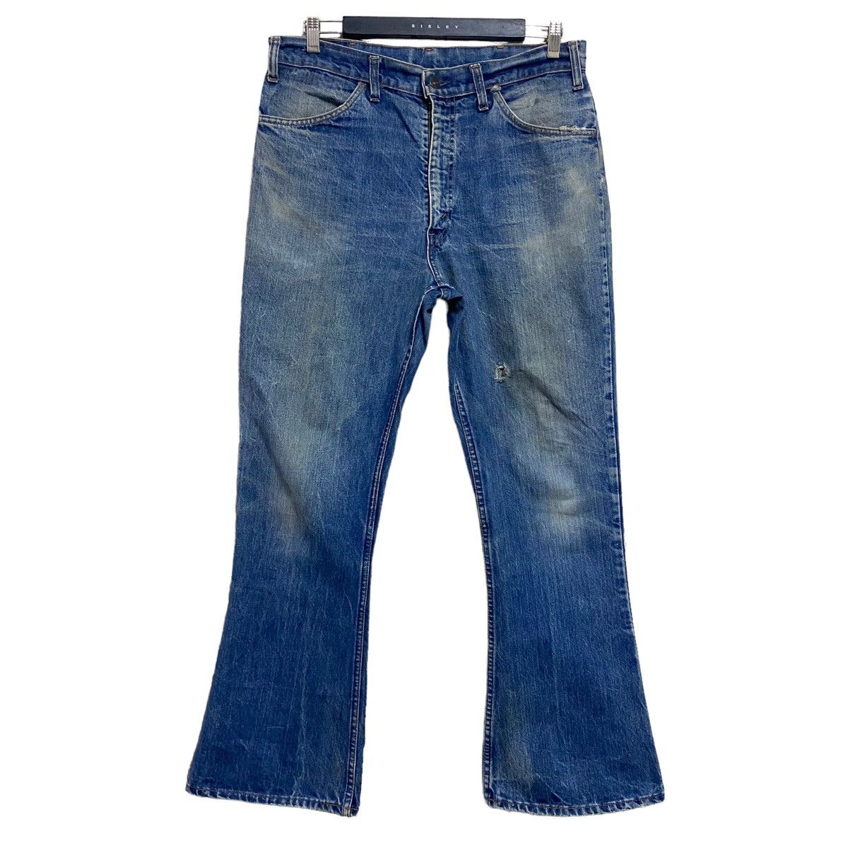 Levi's Vintage 70s Levis 646 Orangetab Bell Bottom Jeans Button10 Size US 34 / EU 50 - 2 Thumbnail