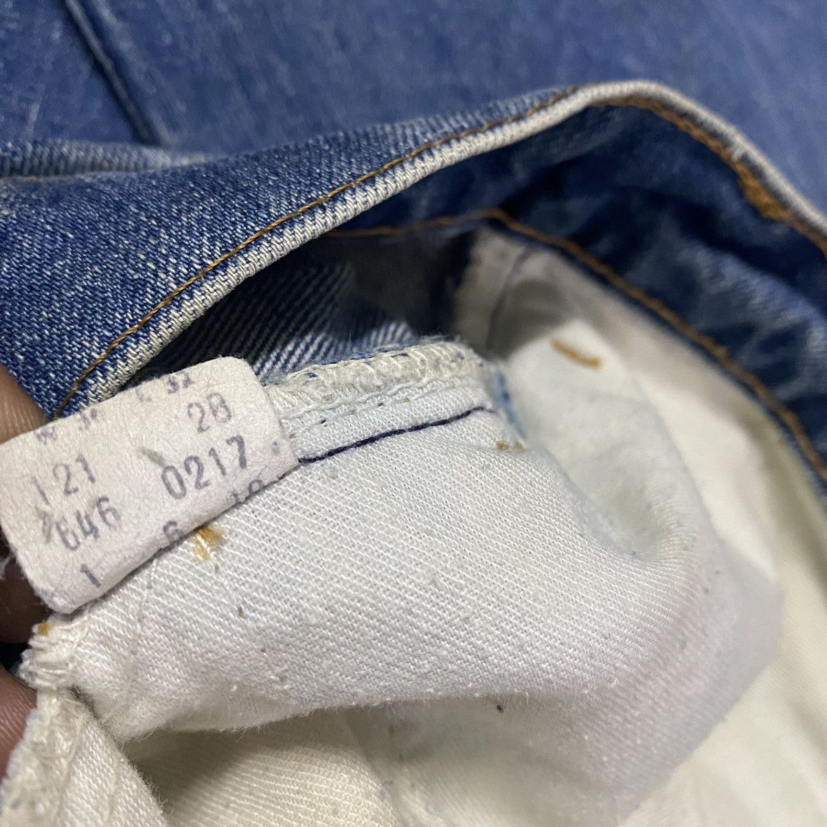 Levi's Vintage 70s Levis 646 Orangetab Bell Bottom Jeans Button10 Size US 34 / EU 50 - 20 Thumbnail