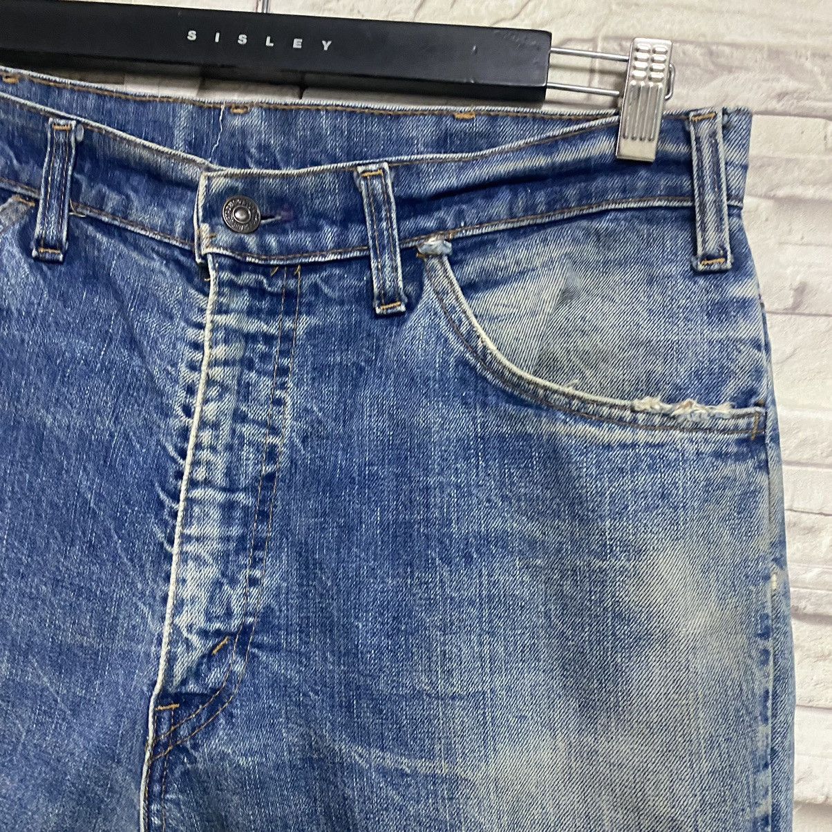 Levi's Vintage 70s Levis 646 Orangetab Bell Bottom Jeans Button10 Size US 34 / EU 50 - 6 Thumbnail