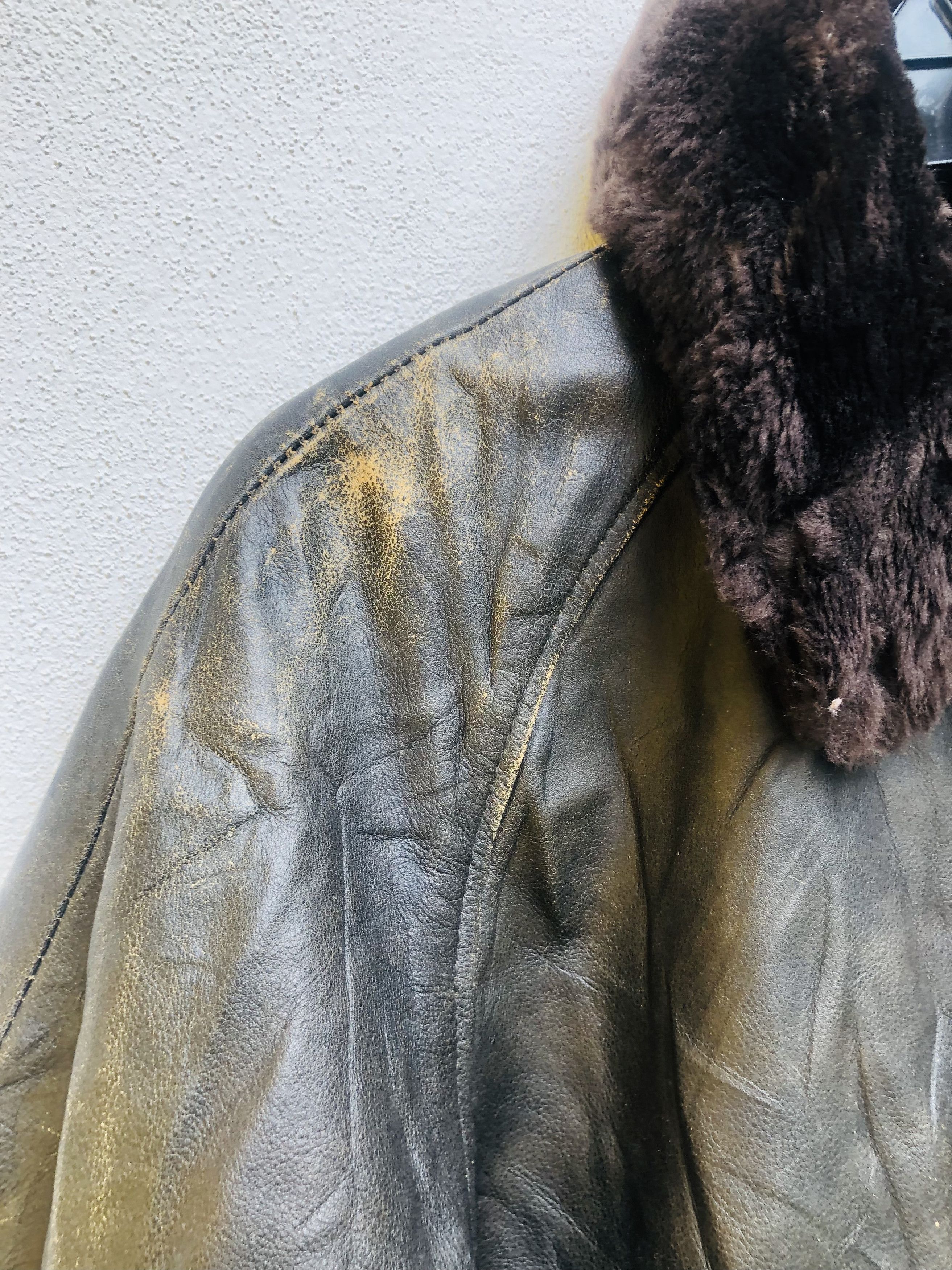 Japanese Brand × Vintage Vintage Special Forces Leather Jacket Design Fashion Style Size US L / EU 52-54 / 3 - 5 Thumbnail