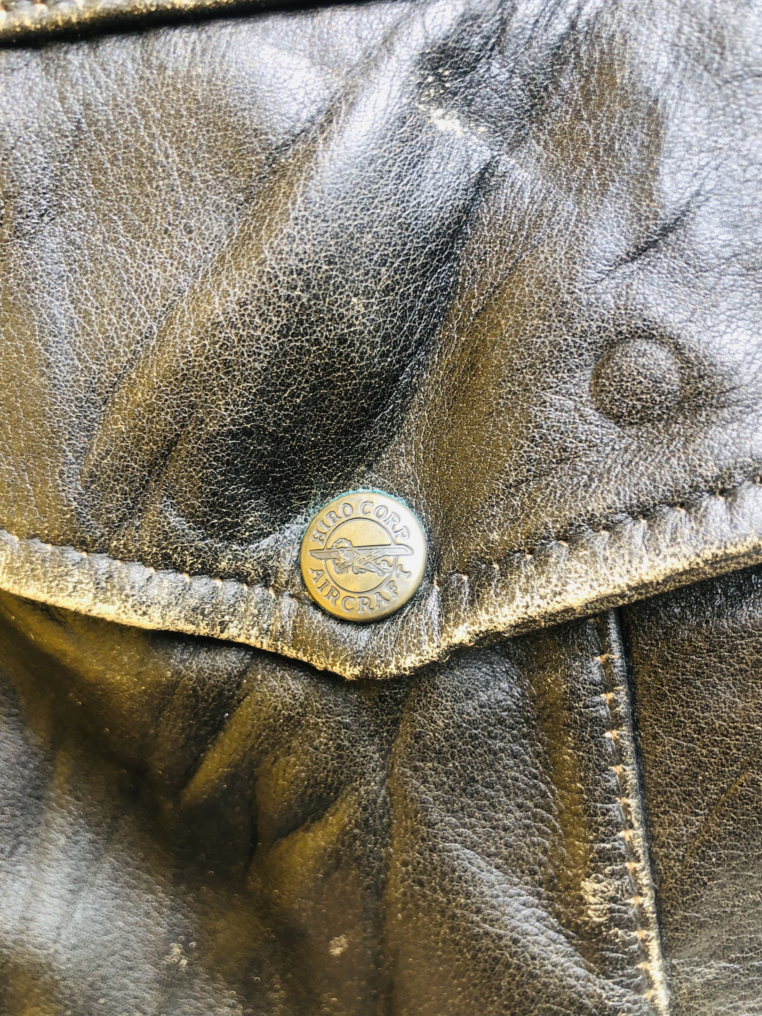 Japanese Brand × Vintage Vintage Special Forces Leather Jacket Design Fashion Style Size US L / EU 52-54 / 3 - 7 Thumbnail