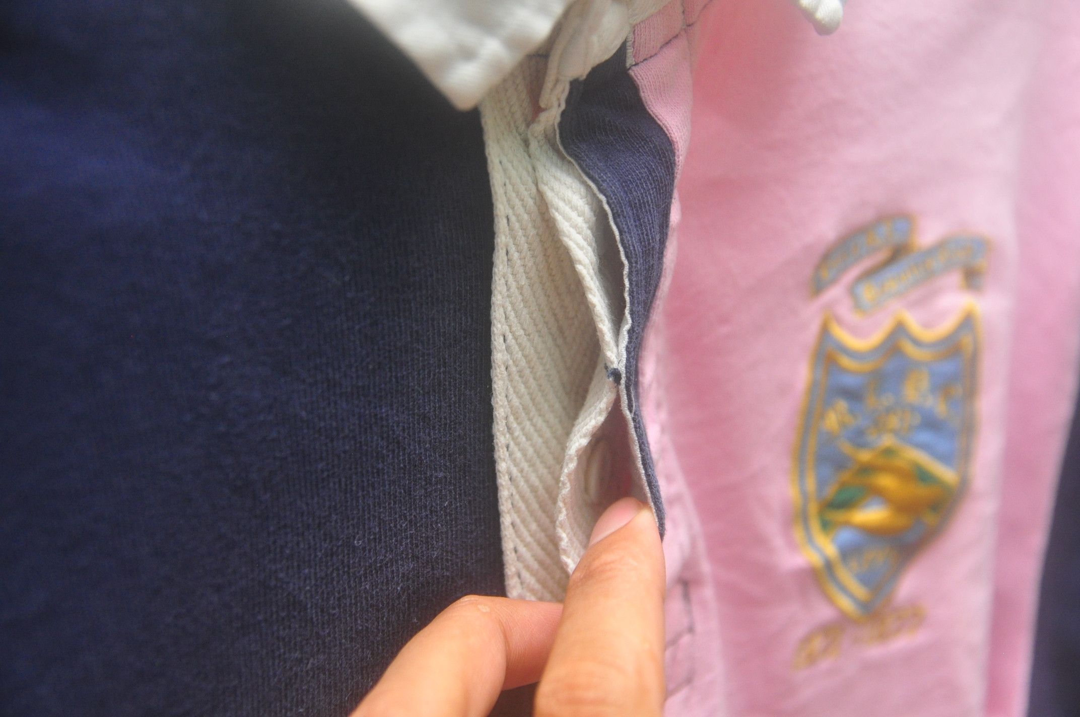 Polo Ralph Lauren × Vintage Vintage Polo Ralph Lauren Number Nine Colourful Long Sleeve Size US L / EU 52-54 / 3 - 6 Thumbnail
