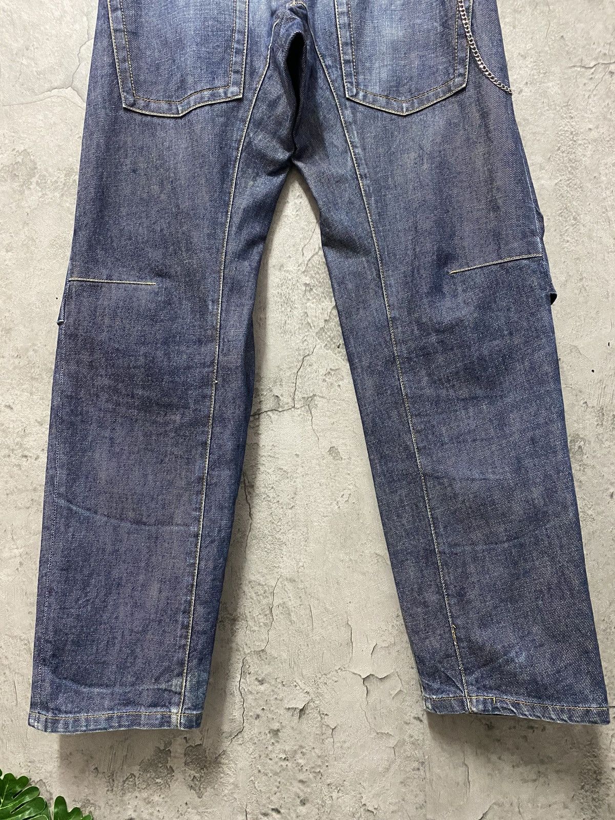 20471120 × Beauty Beast Archive 90’s Beauty Beast Engineered Buckle Back Denim Pants Size US 32 / EU 48 - 13 Thumbnail