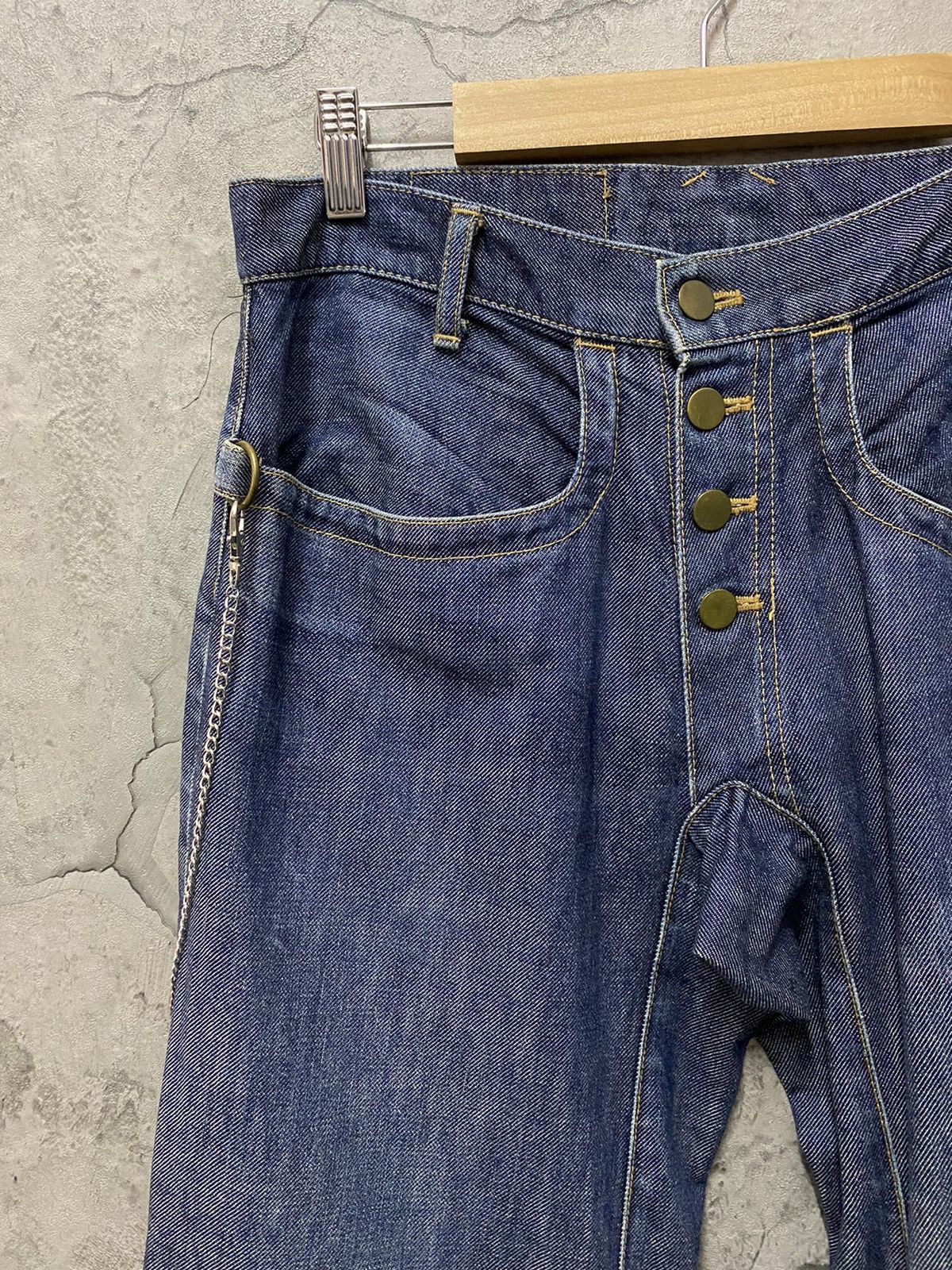 20471120 × Beauty Beast Archive 90’s Beauty Beast Engineered Buckle Back Denim Pants Size US 32 / EU 48 - 7 Thumbnail