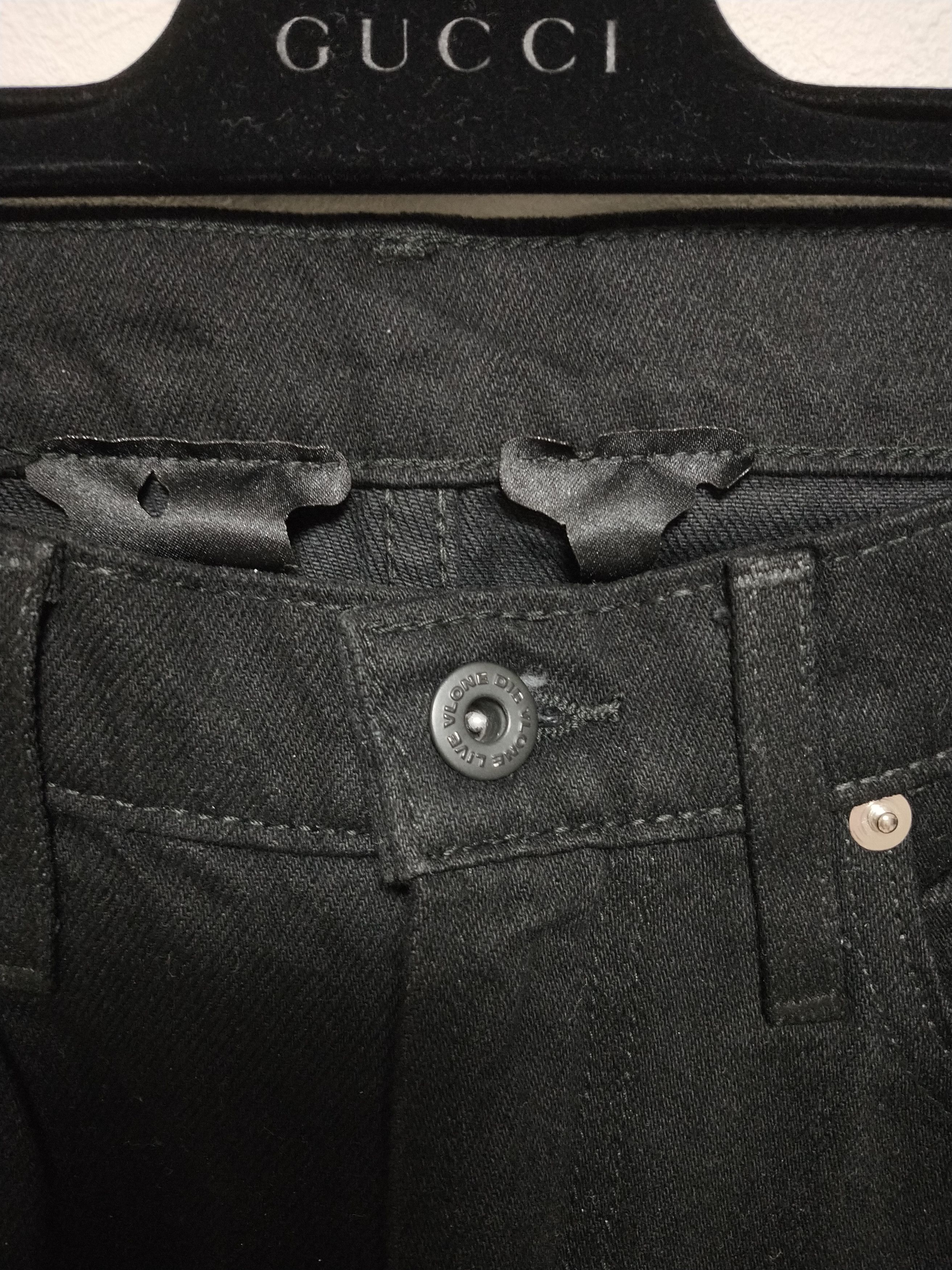 Vlone Rhinestone Denim Jeans Size US 30 / EU 46 - 4 Thumbnail