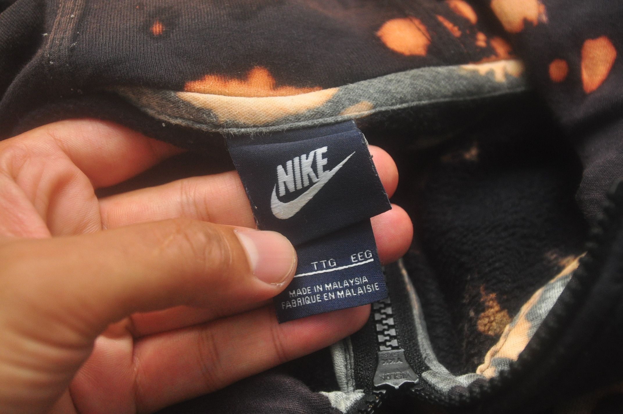 Japanese Brand × Vintage Vintage Nike Tie Dye Travis Scott Fashion Style Hoodie Size US XL / EU 56 / 4 - 7 Thumbnail