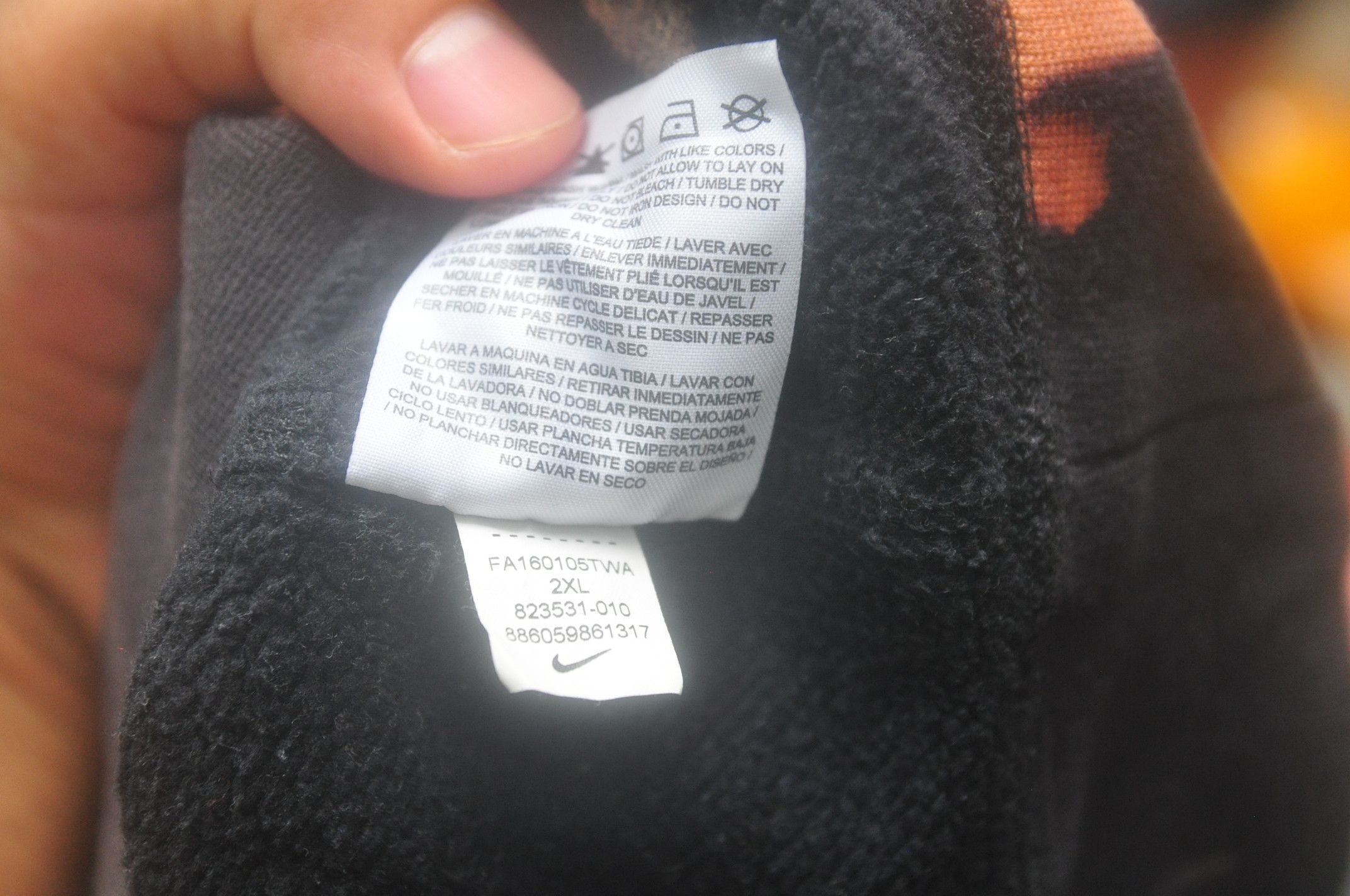Japanese Brand × Vintage Vintage Nike Tie Dye Travis Scott Fashion Style Hoodie Size US XL / EU 56 / 4 - 8 Thumbnail