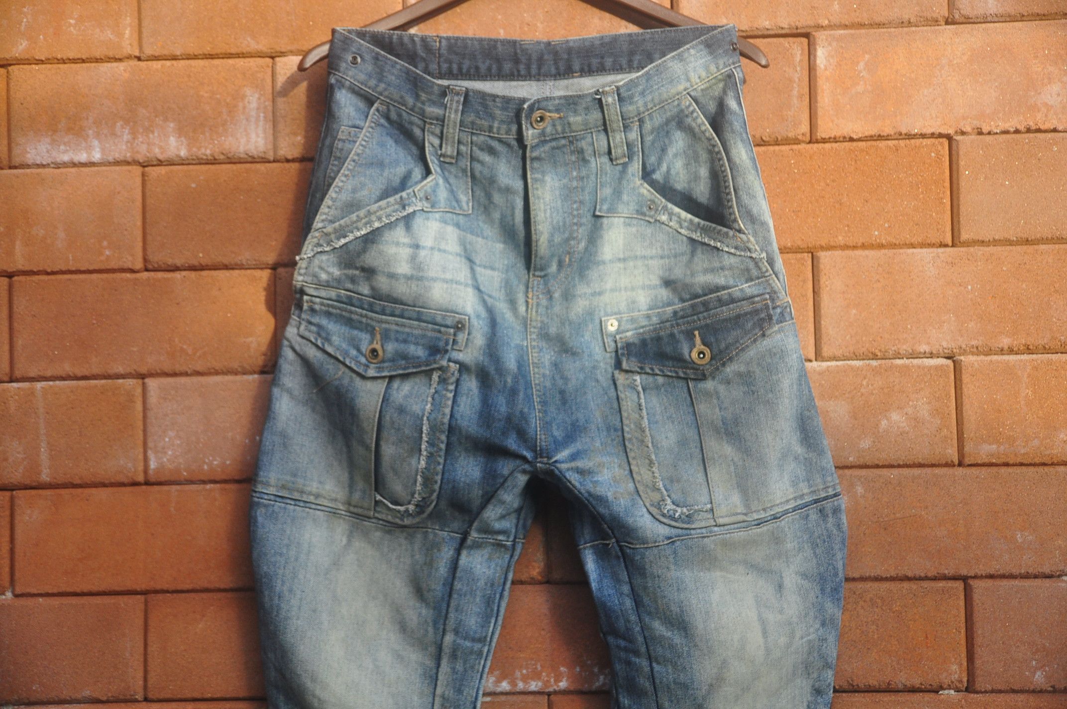 Japanese Brand × PPFM × Vintage PPFM Destruct Product Jeans Japanese Fashion Style Size US 31 - 3 Thumbnail