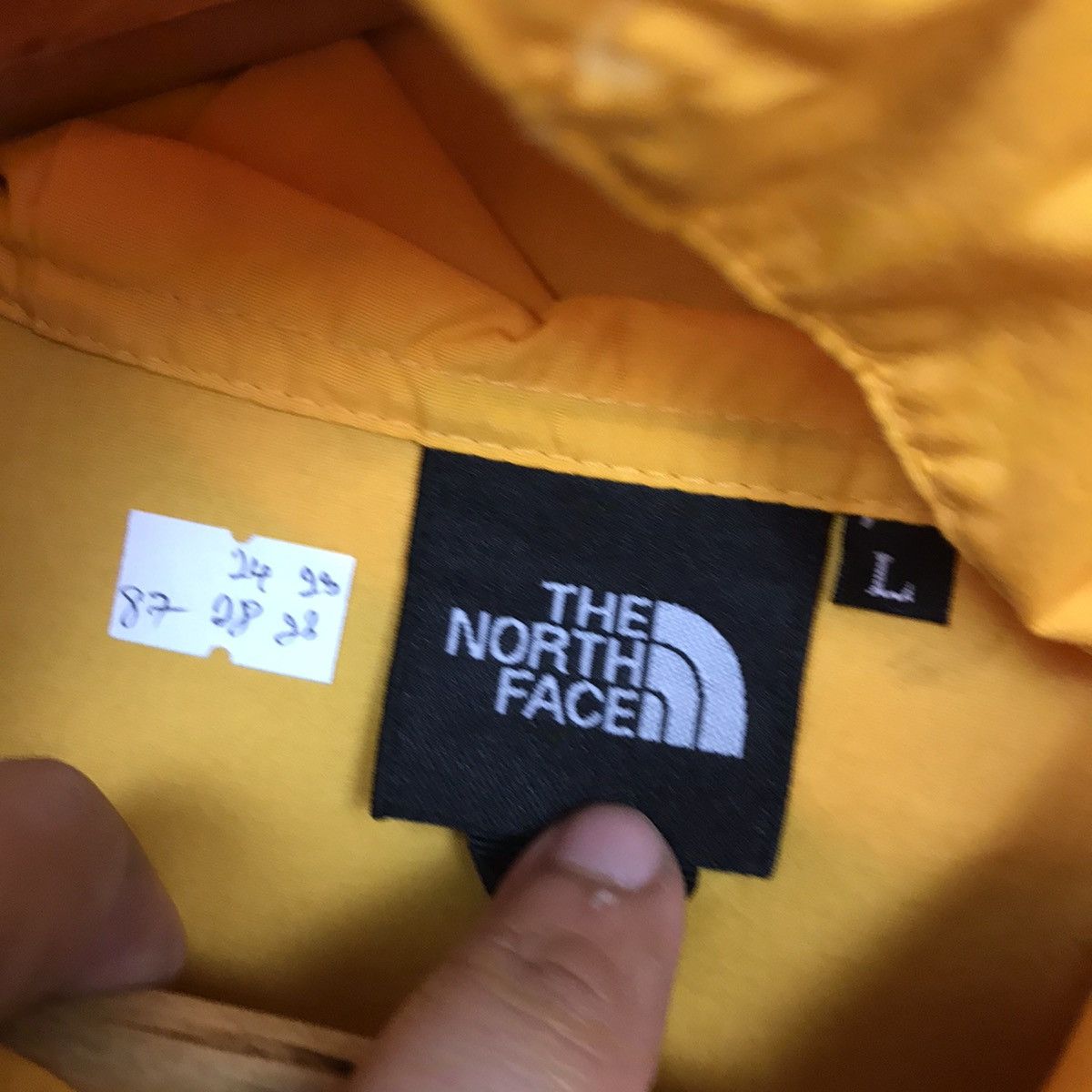 The North Face × Vintage THE NORTH FACE ORANGE RARE COLLAR JACKET Size US L / EU 52-54 / 3 - 6 Thumbnail