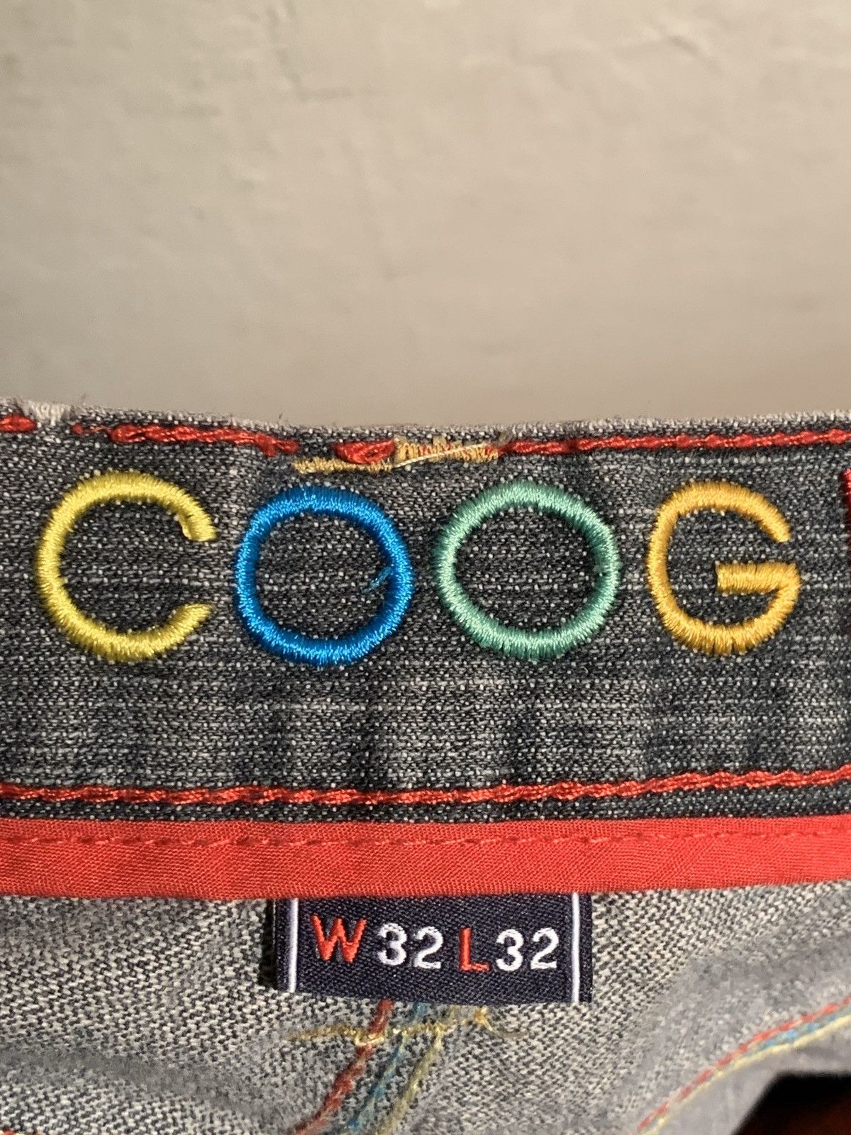 Coogi × Vintage RARE* Vintage Coogi Grateful Dead Mushroom Skull Denim Jeans Size US 32 / EU 48 - 8 Thumbnail