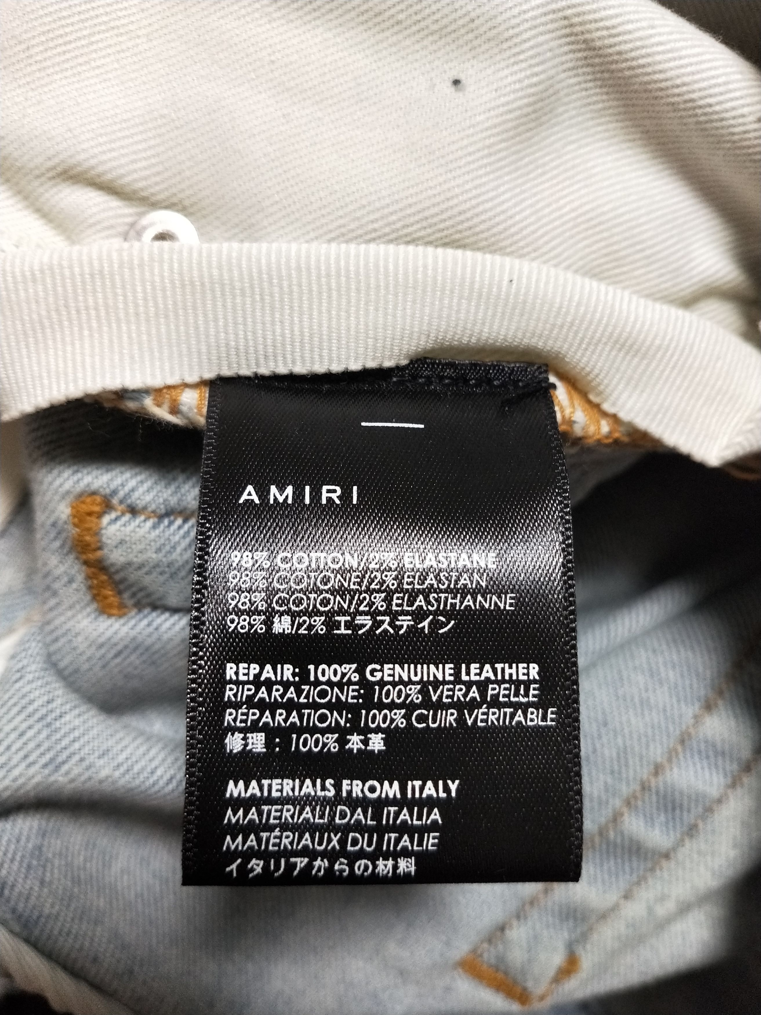 Amiri Art Patch Jeans Size US 32 / EU 48 - 7 Thumbnail