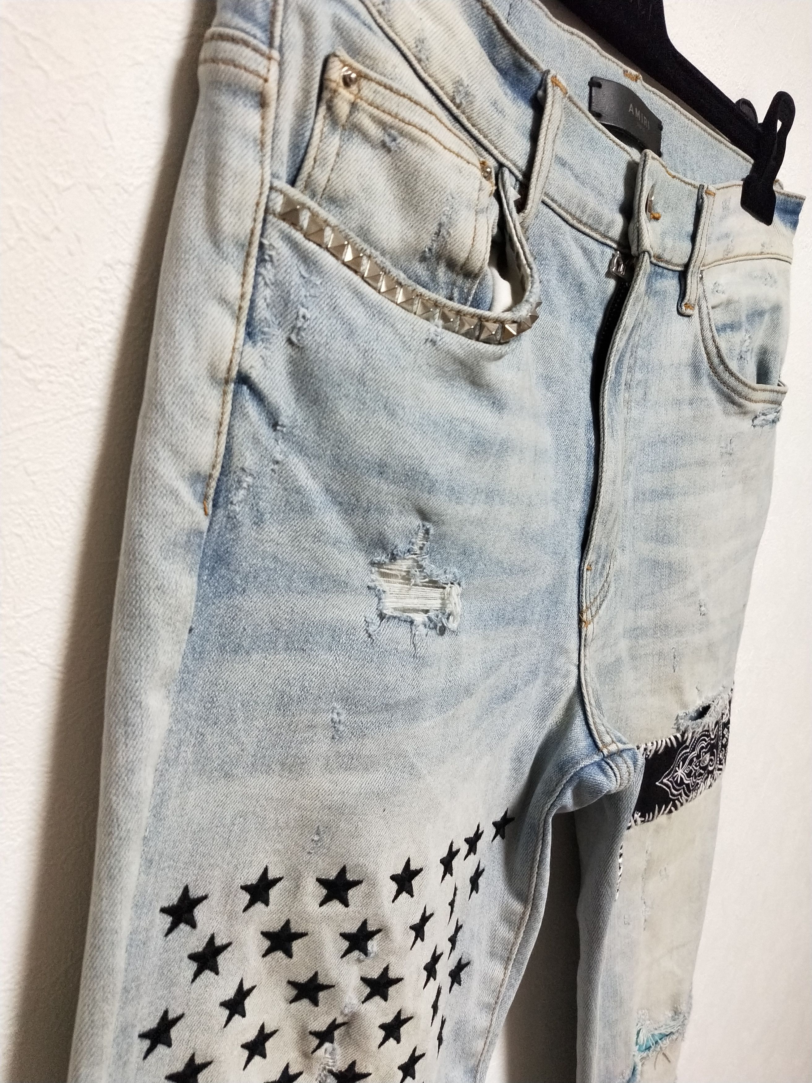 Amiri Art Patch Jeans Size US 32 / EU 48 - 3 Thumbnail