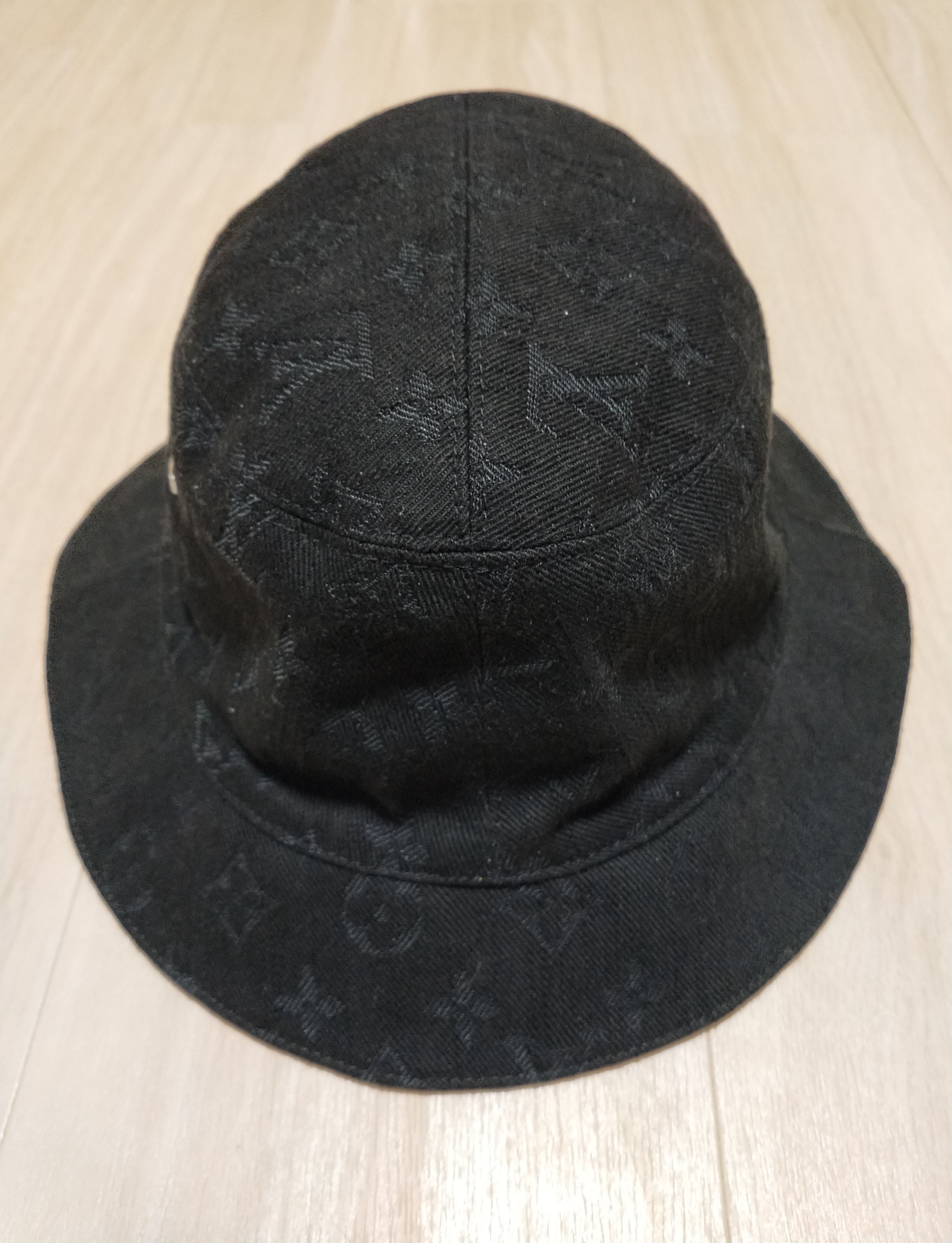 Louis Vuitton Tigergram Reversible Bucket Hat, Brown, S