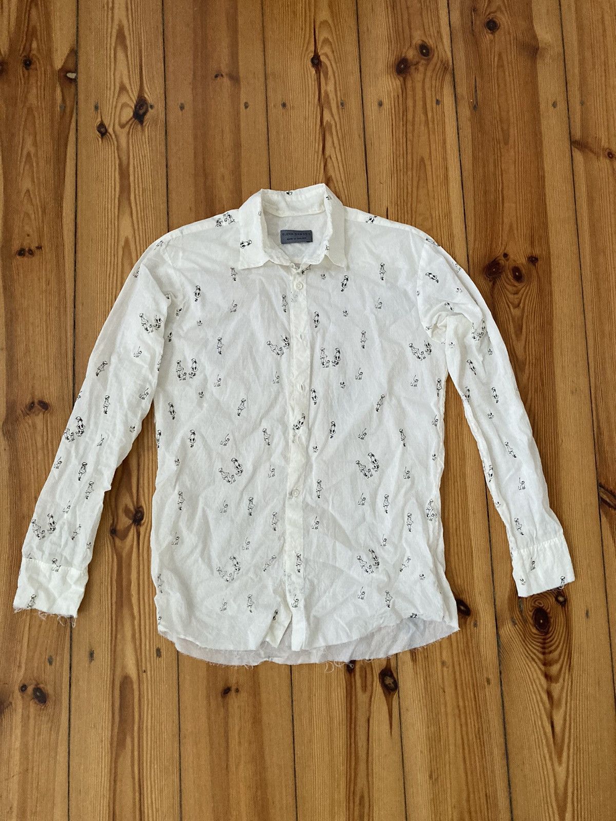 Elena Print Button Down Top Elena Print Button Down Top