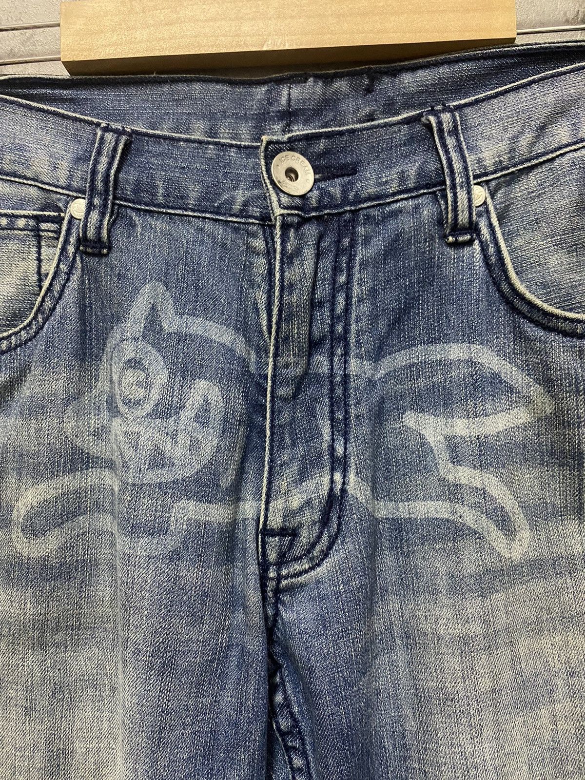 Billionaire Boys Club × Icecream BBC Running Dog Ice Cream Denim Pants Size US 32 / EU 48 - 6 Thumbnail