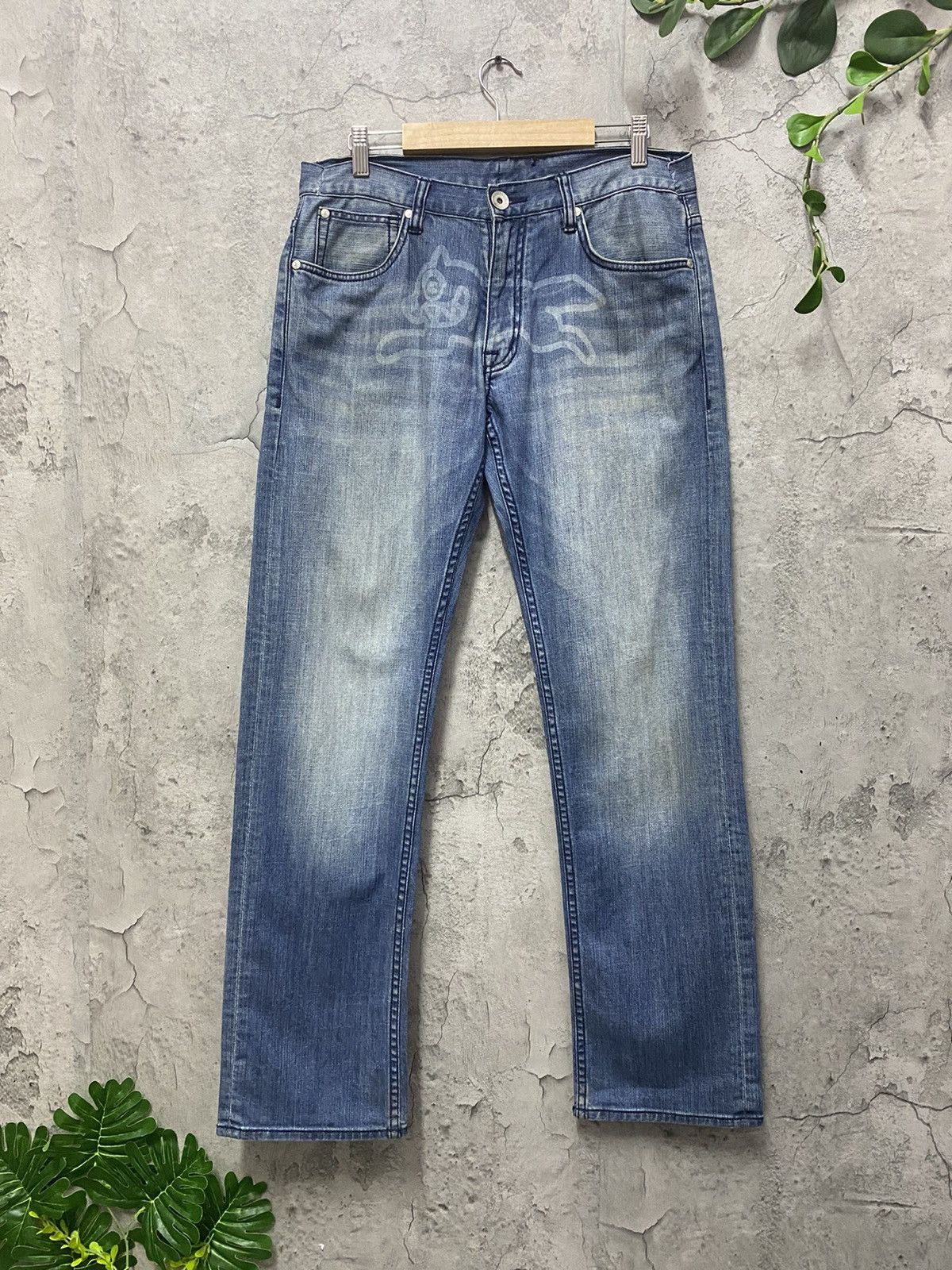 Billionaire Boys Club × Icecream BBC Running Dog Ice Cream Denim Pants Size US 32 / EU 48 - 1 Thumbnail