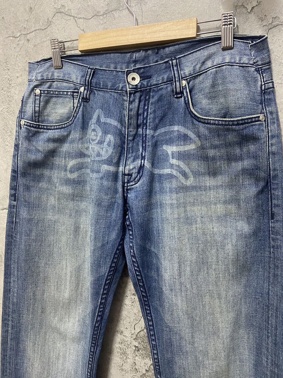 Billionaire Boys Club × Icecream BBC Running Dog Ice Cream Denim Pants Size US 32 / EU 48 - 5 Thumbnail
