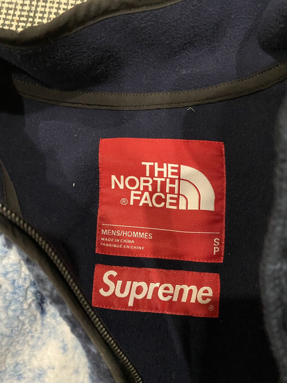 Supreme × The North Face Supreme The North Face Bleached Denim Print Fleece Jacket Size US S / EU 44-46 / 1 - 7 Thumbnail