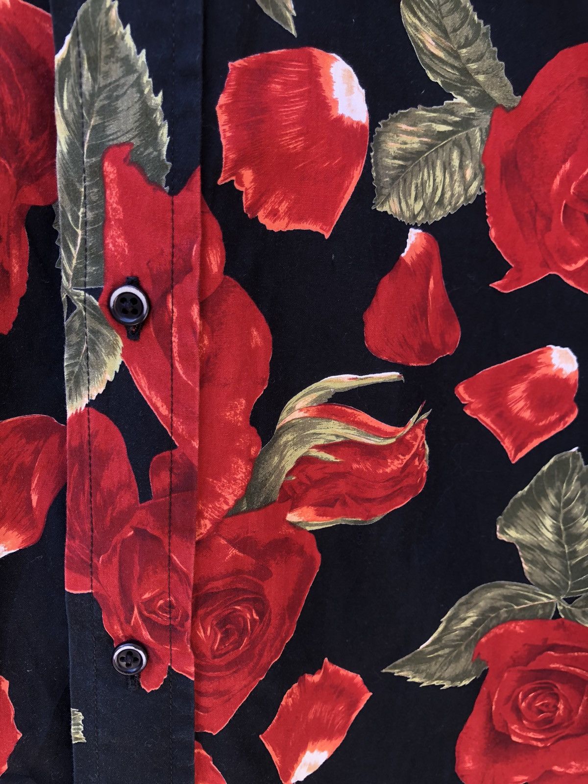 Karl Helmut Vintage Karl Helmut Japan Psychedelic Roses Button Shirt Size US M / EU 48-50 / 2 - 10 Thumbnail