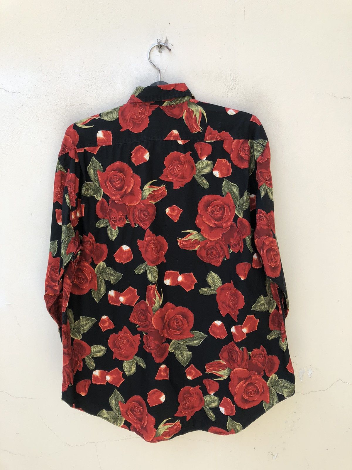 Karl Helmut Vintage Karl Helmut Japan Psychedelic Roses Button Shirt Size US M / EU 48-50 / 2 - 14 Thumbnail
