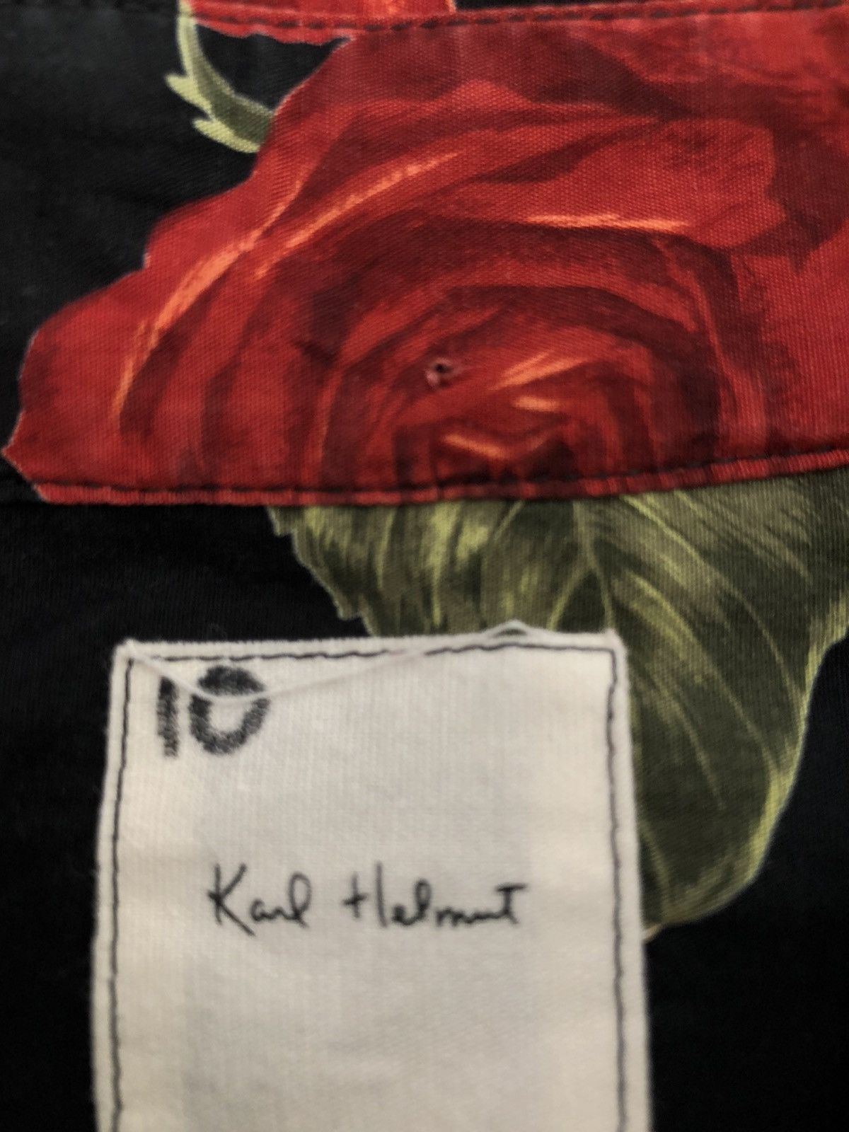 Karl Helmut Vintage Karl Helmut Japan Psychedelic Roses Button Shirt Size US M / EU 48-50 / 2 - 19 Thumbnail