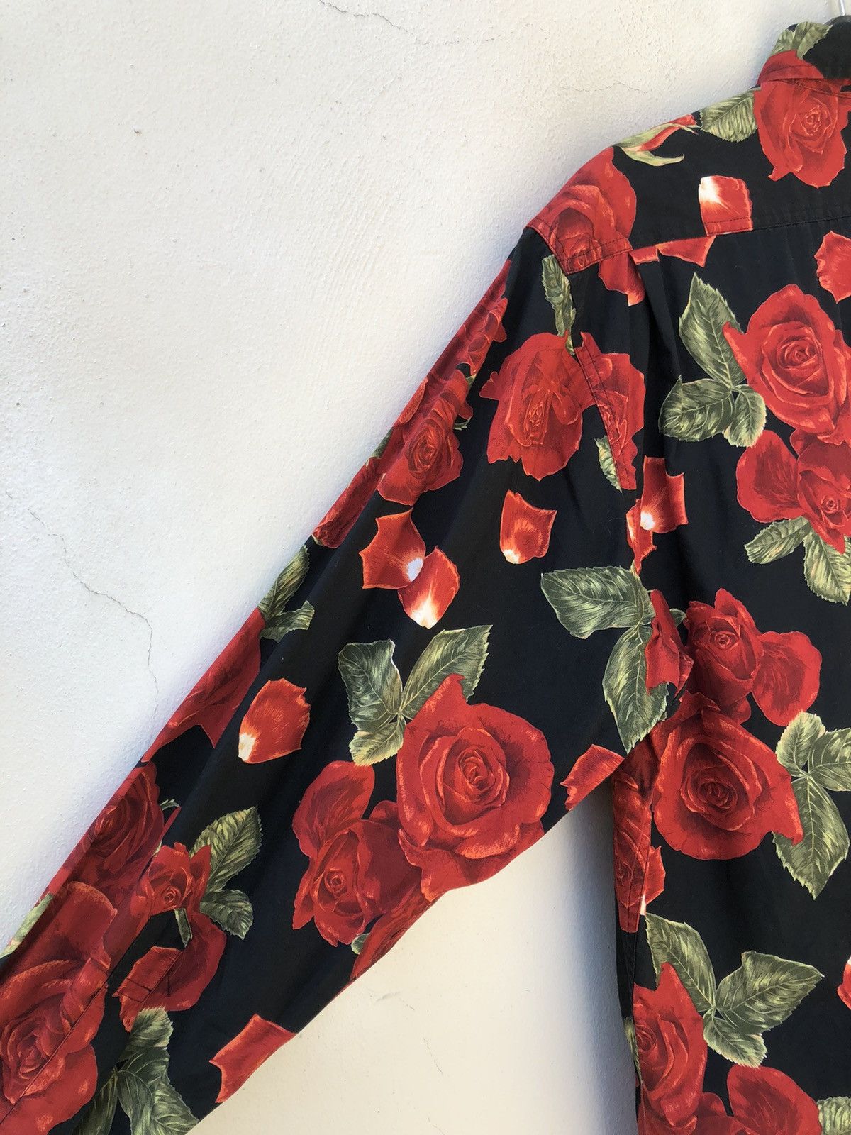 Karl Helmut Vintage Karl Helmut Japan Psychedelic Roses Button Shirt Size US M / EU 48-50 / 2 - 18 Thumbnail