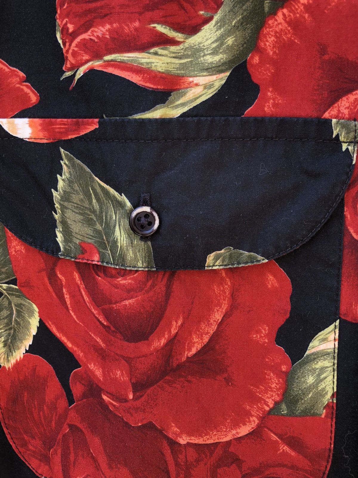Karl Helmut Vintage Karl Helmut Japan Psychedelic Roses Button Shirt Size US M / EU 48-50 / 2 - 9 Thumbnail