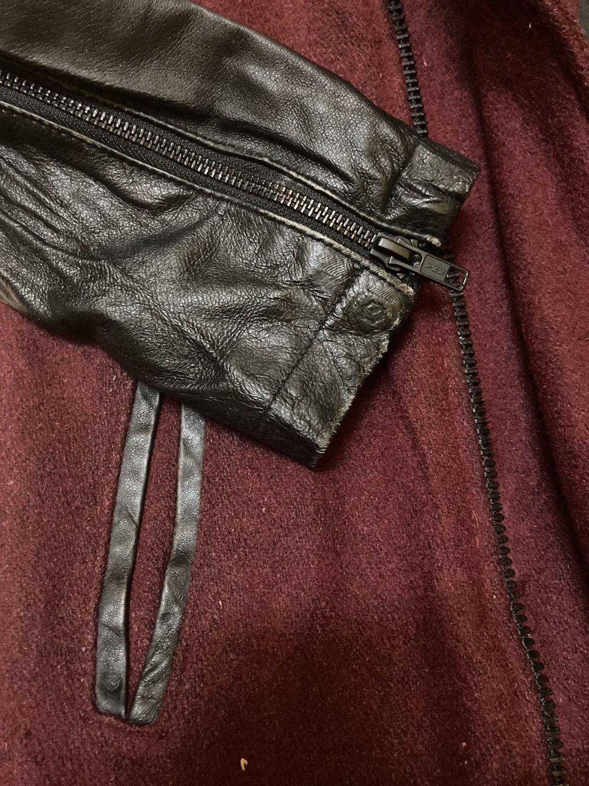 Japanese Brand Double Collar Leather Arm Jacket Size US L / EU 52-54 / 3 - 5 Thumbnail