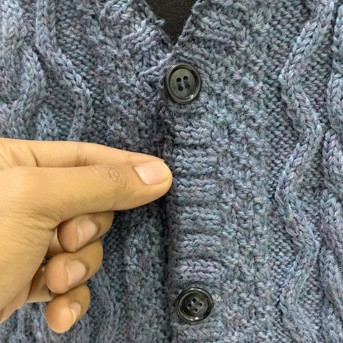Aran Isles Knitwear × Japanese Brand Irish Aran Bendigo Merino Wool Cable Knit Cardigan Sweater Size US M / EU 48-50 / 2 - 11 Thumbnail