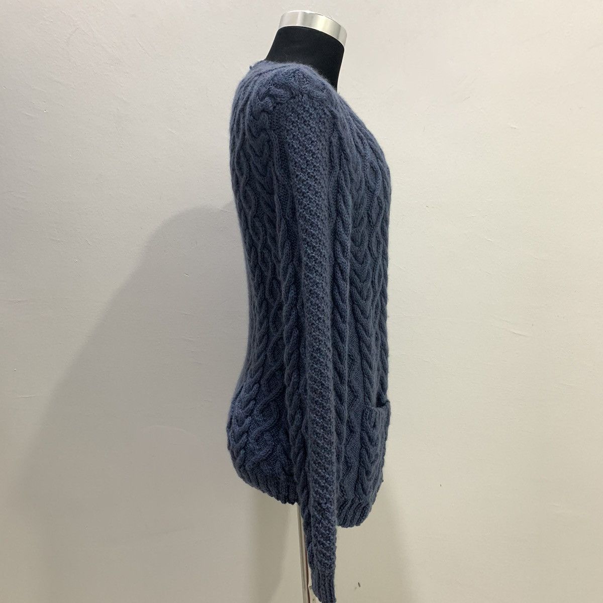 Aran Isles Knitwear × Japanese Brand Irish Aran Bendigo Merino Wool Cable Knit Cardigan Sweater Size US M / EU 48-50 / 2 - 14 Thumbnail