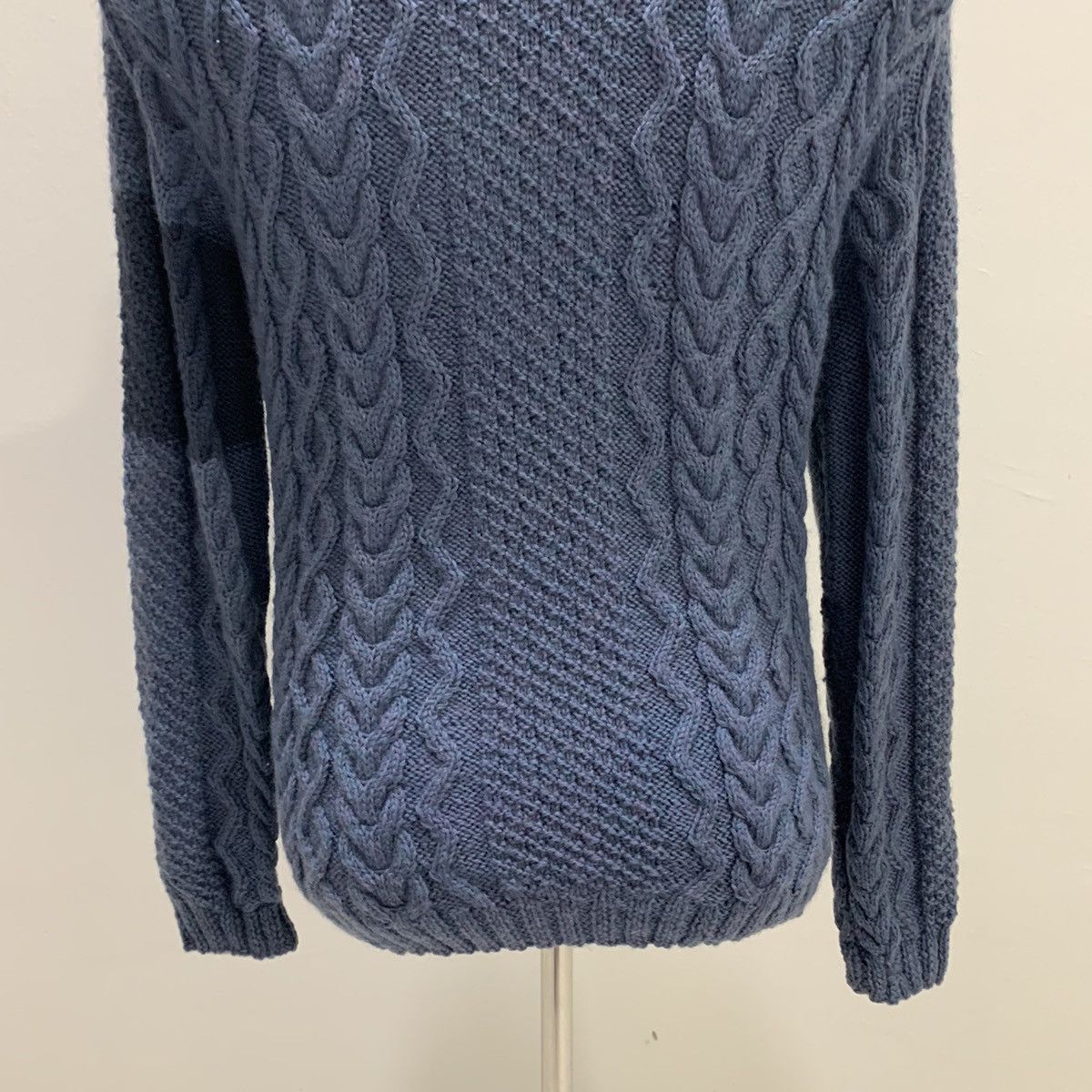 Aran Isles Knitwear × Japanese Brand Irish Aran Bendigo Merino Wool Cable Knit Cardigan Sweater Size US M / EU 48-50 / 2 - 16 Thumbnail