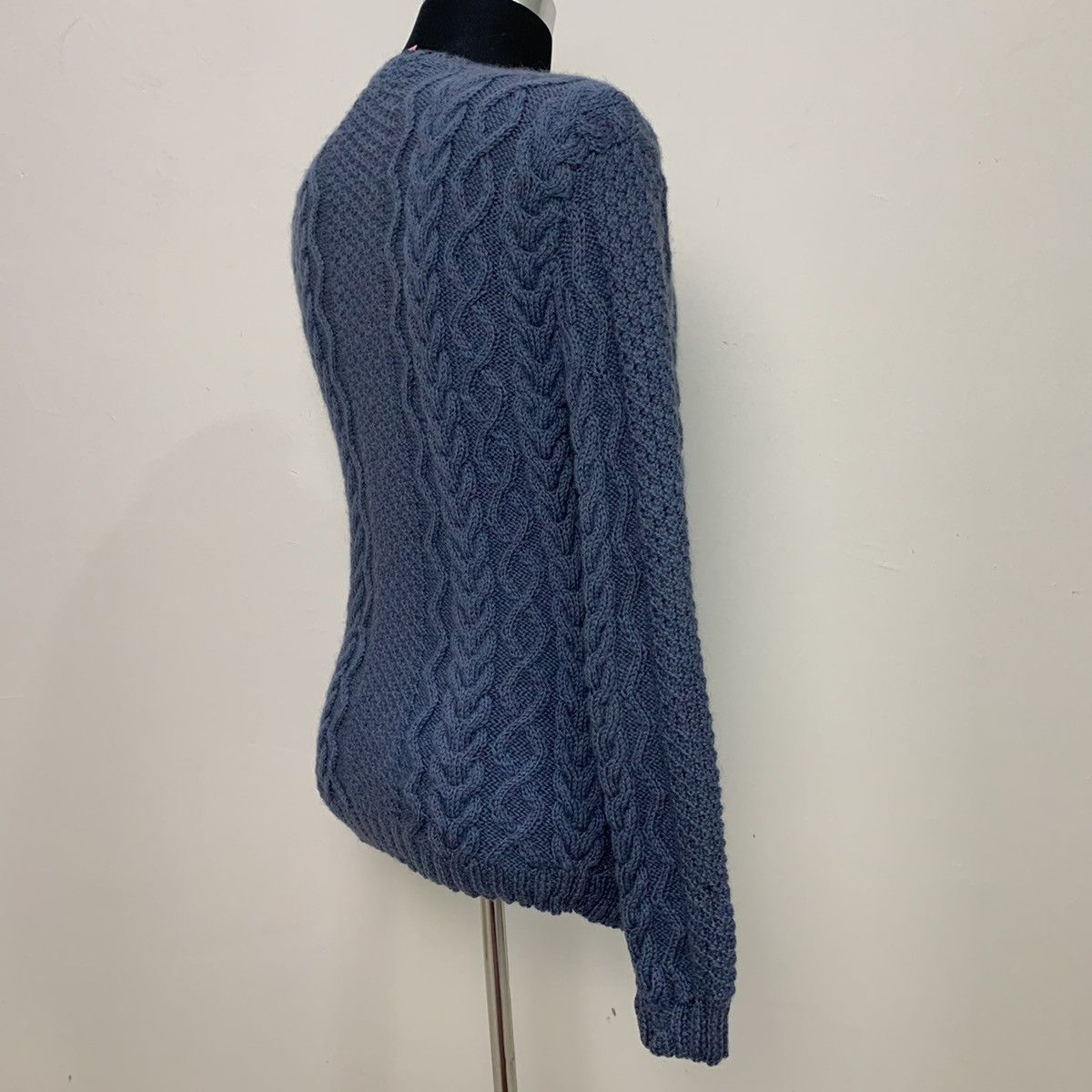 Aran Isles Knitwear × Japanese Brand Irish Aran Bendigo Merino Wool Cable Knit Cardigan Sweater Size US M / EU 48-50 / 2 - 18 Thumbnail