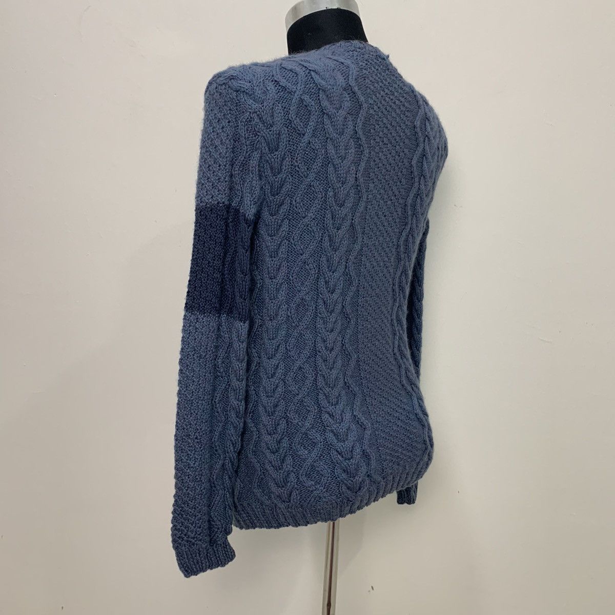 Aran Isles Knitwear × Japanese Brand Irish Aran Bendigo Merino Wool Cable Knit Cardigan Sweater Size US M / EU 48-50 / 2 - 17 Thumbnail