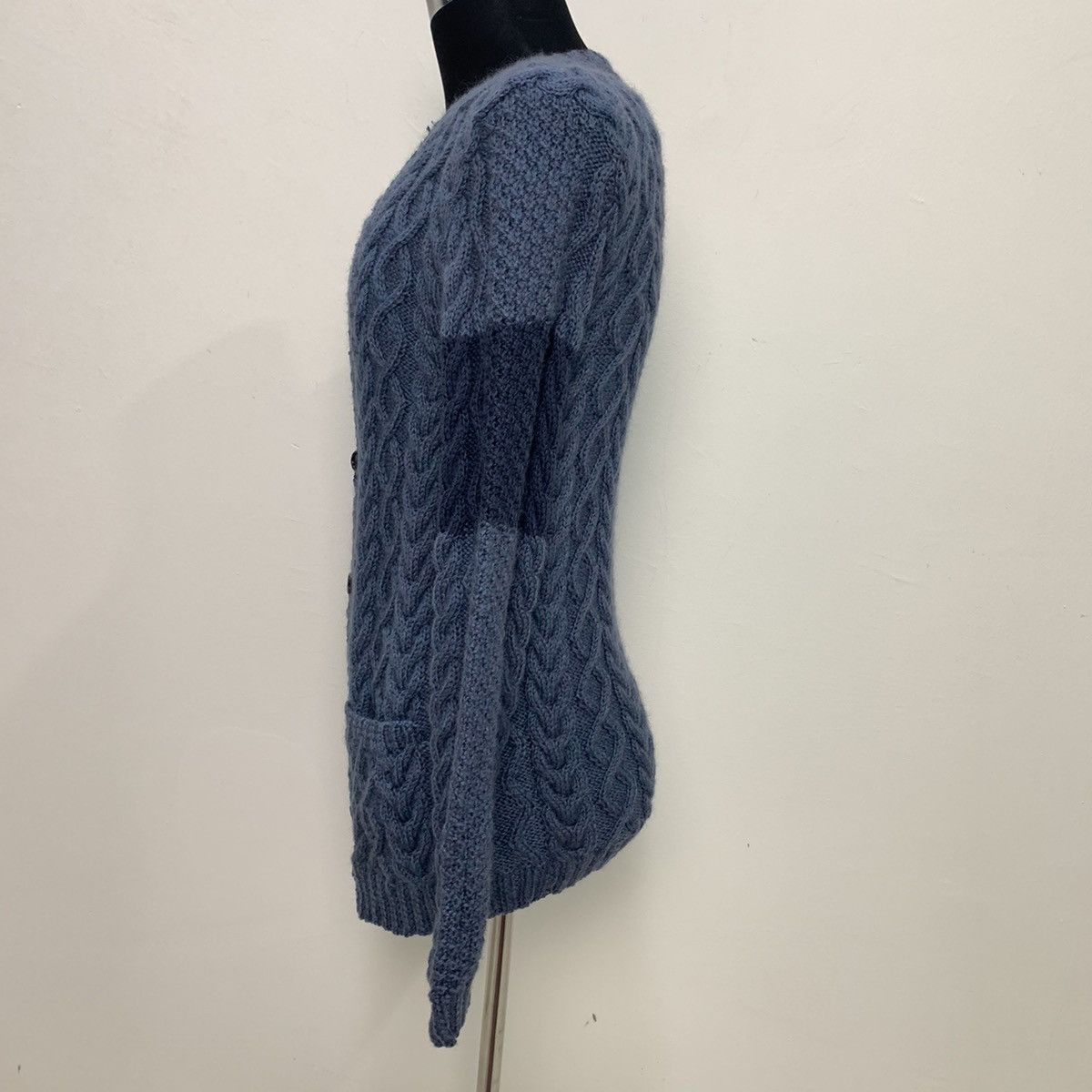 Aran Isles Knitwear × Japanese Brand Irish Aran Bendigo Merino Wool Cable Knit Cardigan Sweater Size US M / EU 48-50 / 2 - 13 Thumbnail