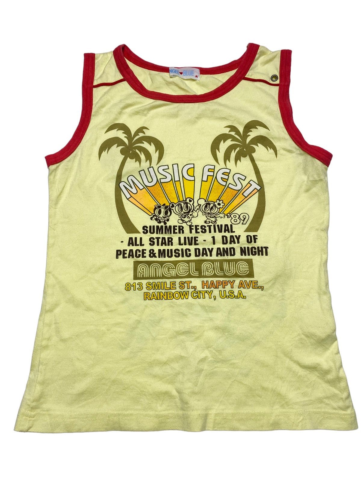 Angel Blue 2000s Angel Blue - Music Fest Summer Tank Top Size S / US 4 / IT 40 - 1 Thumbnail
