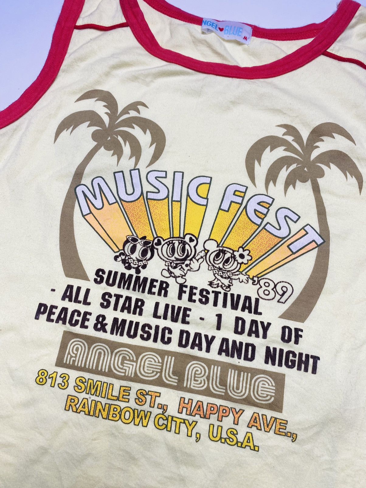Angel Blue 2000s Angel Blue - Music Fest Summer Tank Top Size S / US 4 / IT 40 - 3 Thumbnail