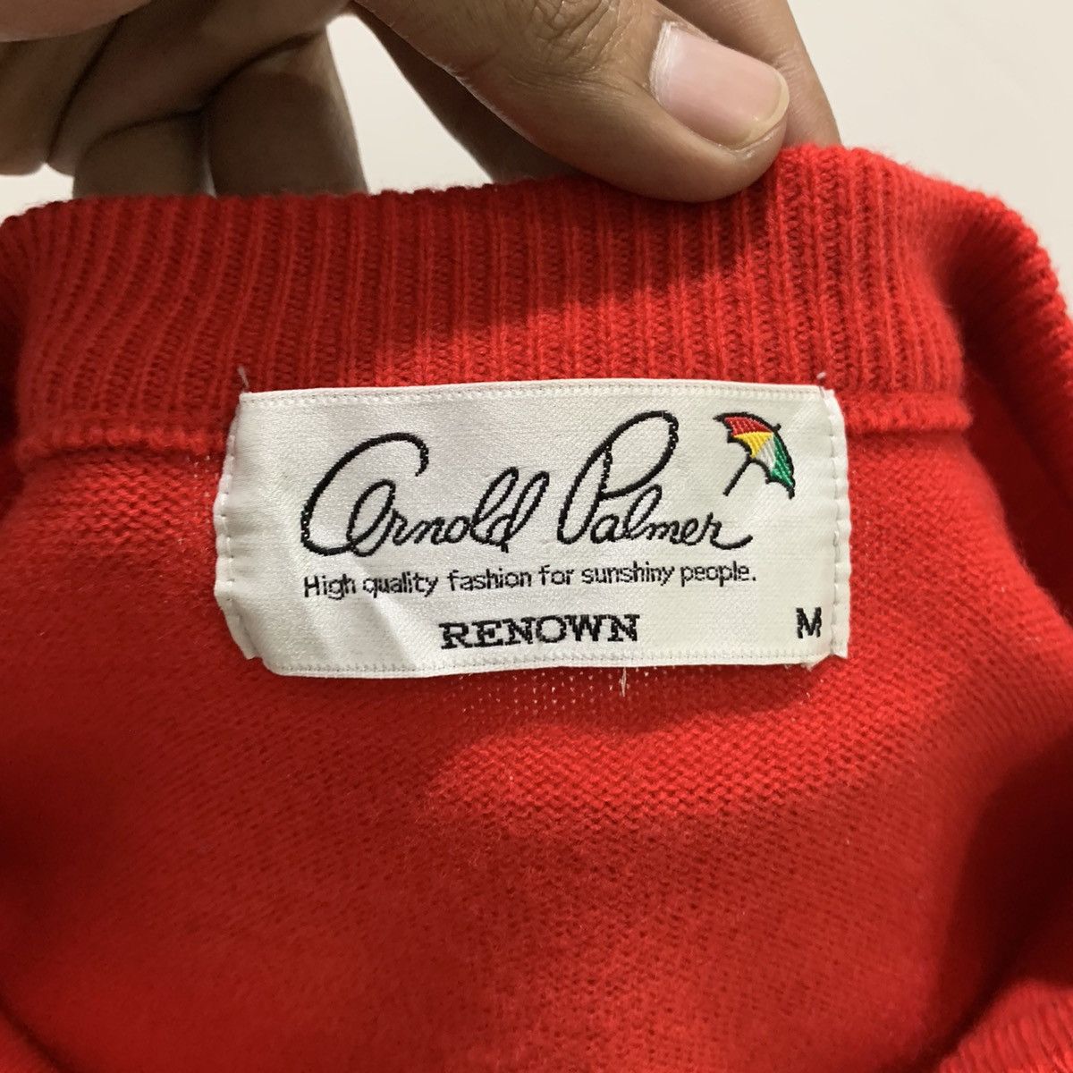 Designer × Japanese Brand ARNOLD PALMER RENOWN Vintag Varsity Knit Sweater Sweatshirt Size US M / EU 48-50 / 2 - 11 Thumbnail