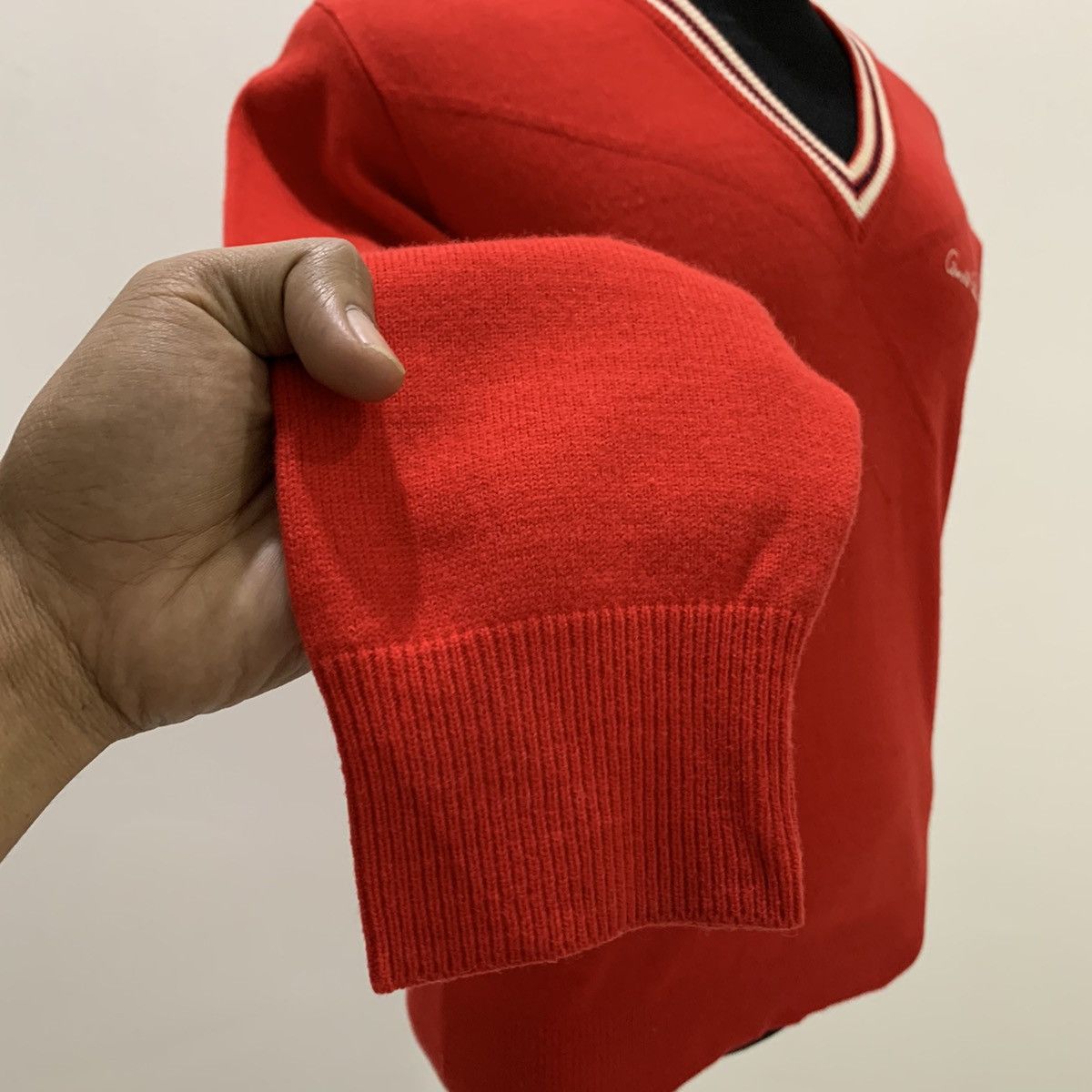 Designer × Japanese Brand ARNOLD PALMER RENOWN Vintag Varsity Knit Sweater Sweatshirt Size US M / EU 48-50 / 2 - 8 Thumbnail