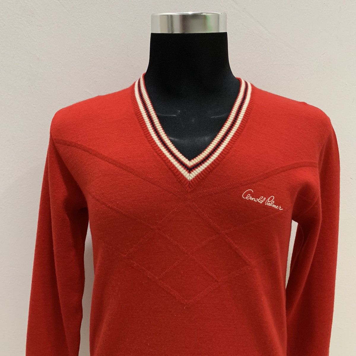 Designer × Japanese Brand ARNOLD PALMER RENOWN Vintag Varsity Knit Sweater Sweatshirt Size US M / EU 48-50 / 2 - 3 Thumbnail