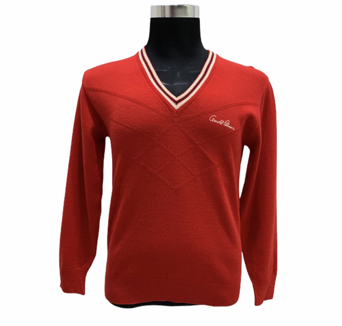 Designer × Japanese Brand ARNOLD PALMER RENOWN Vintag Varsity Knit Sweater Sweatshirt Size US M / EU 48-50 / 2 - 1 Thumbnail